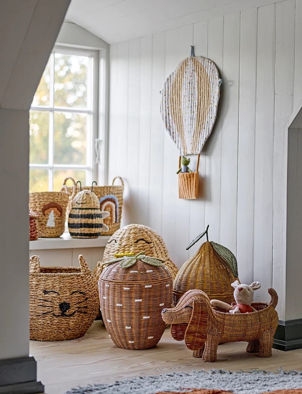 Bloomingville - Pelino Basket w/Lid - hoiukorvid - brown - 5