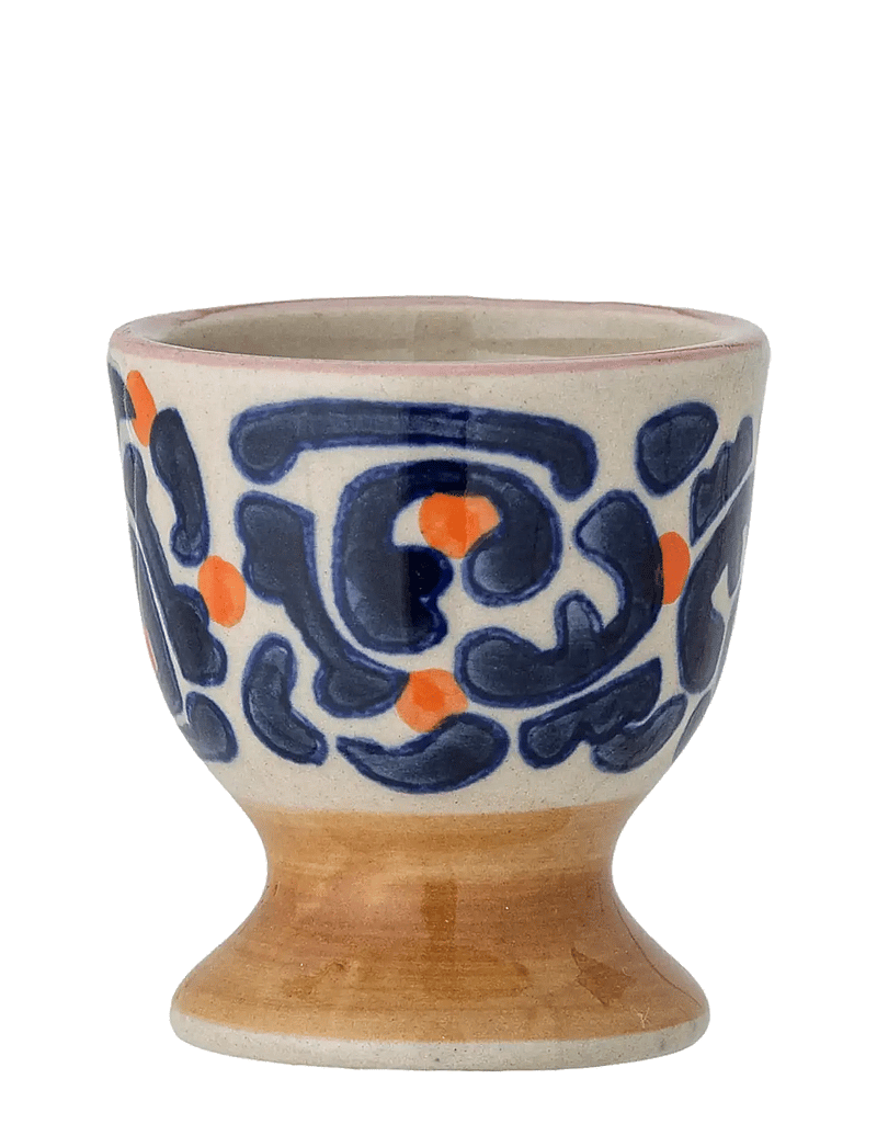 Bloomingville - Eviaya Egg Cup, Blue, Stoneware - munatopsid - blue - 1
