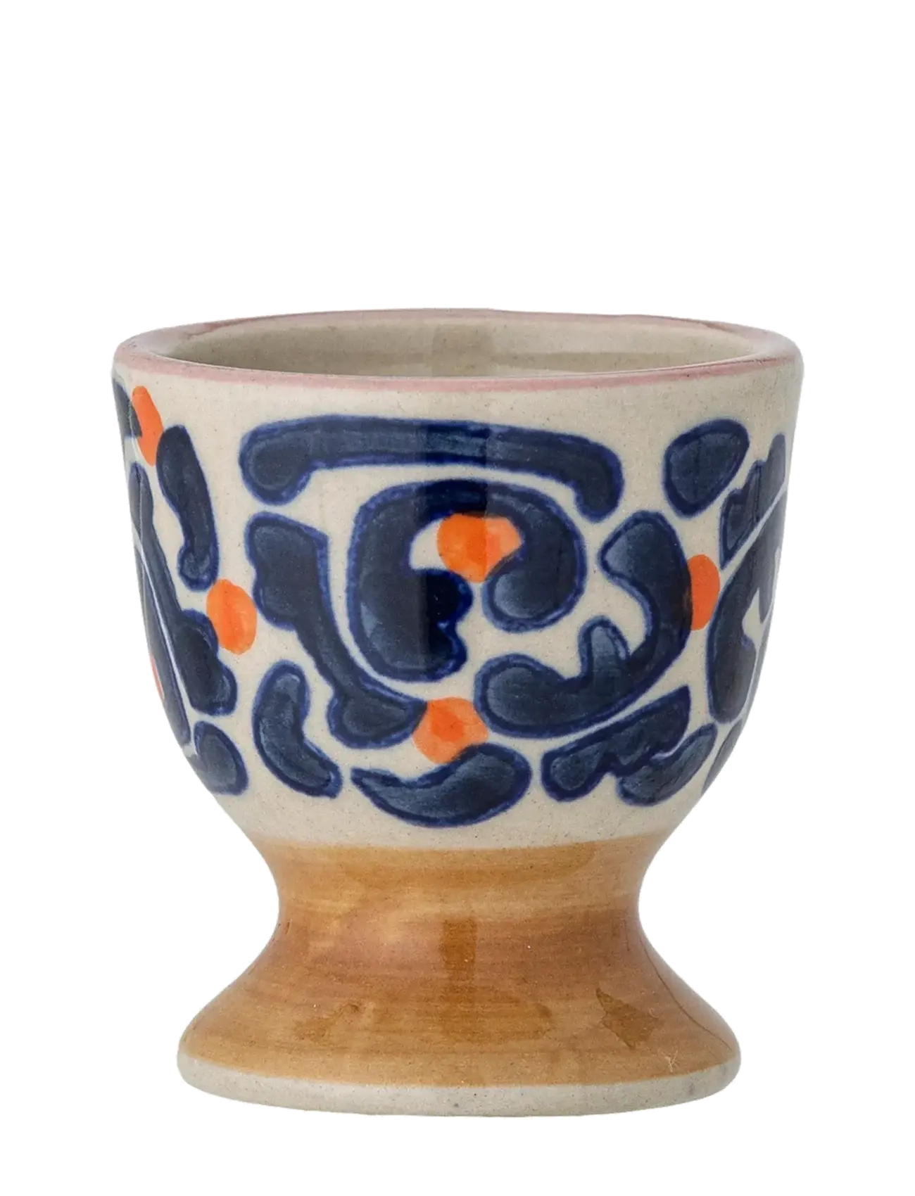 Bloomingville - Eviaya Egg Cup, Blue, Stoneware - kiaušinių indeliai - blue - 2