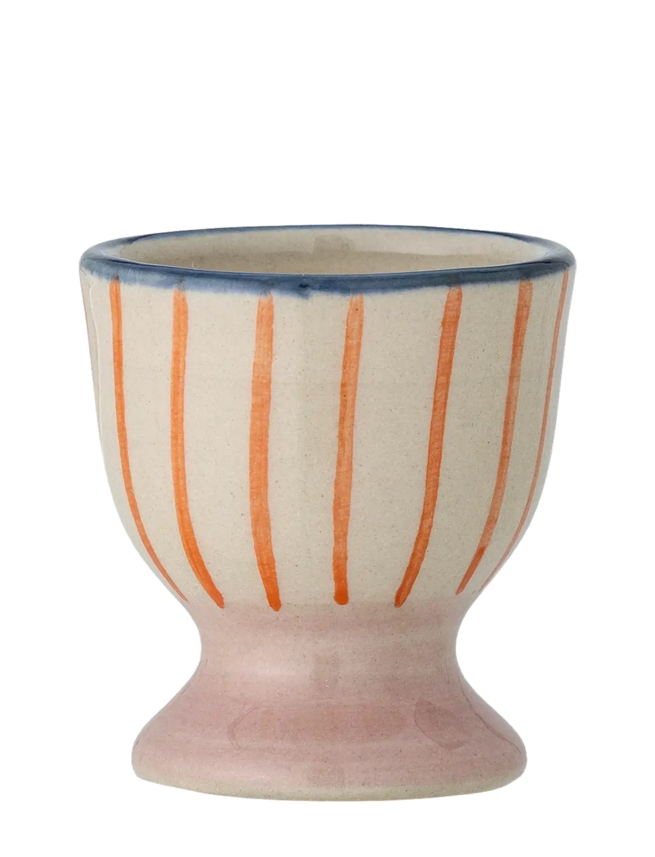 Bloomingville - Eviaya Egg Cup, Blue, Stoneware - kiaušinių indeliai - blue - 3