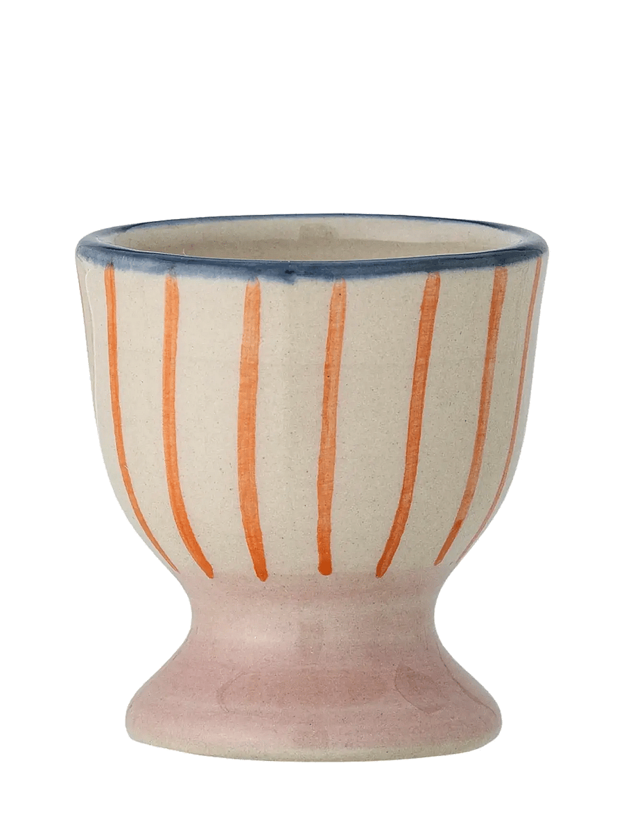 Bloomingville - Eviaya Egg Cup, Blue, Stoneware - eierbecher - blue - 3