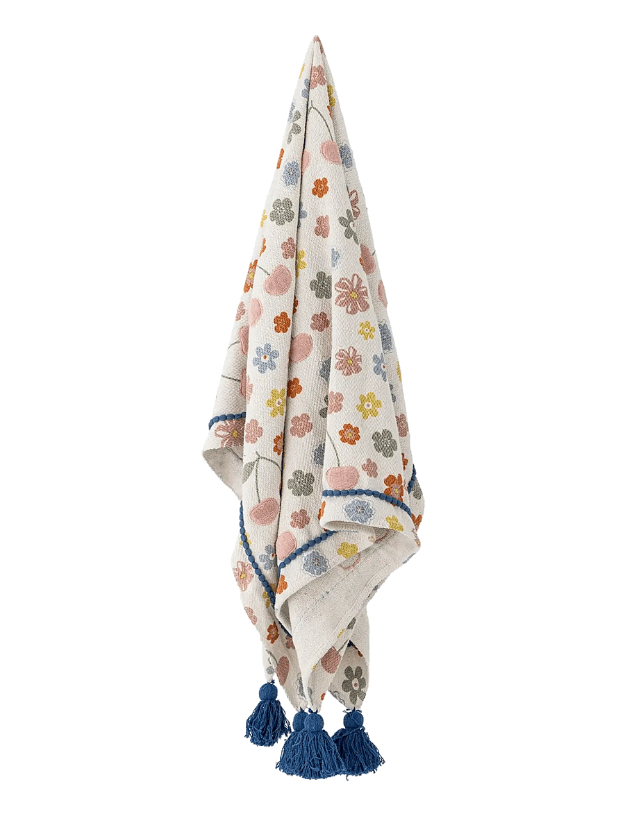 Bloomingville - Cherry Throw - filtar - rose - 2