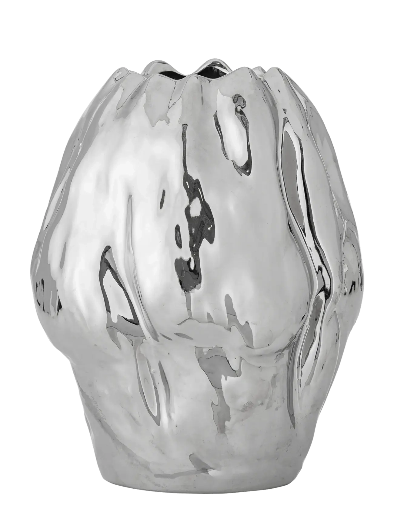 BLOOMINGVILLE Bobby Vase Silber - Ø 23.5 CM - Unisex