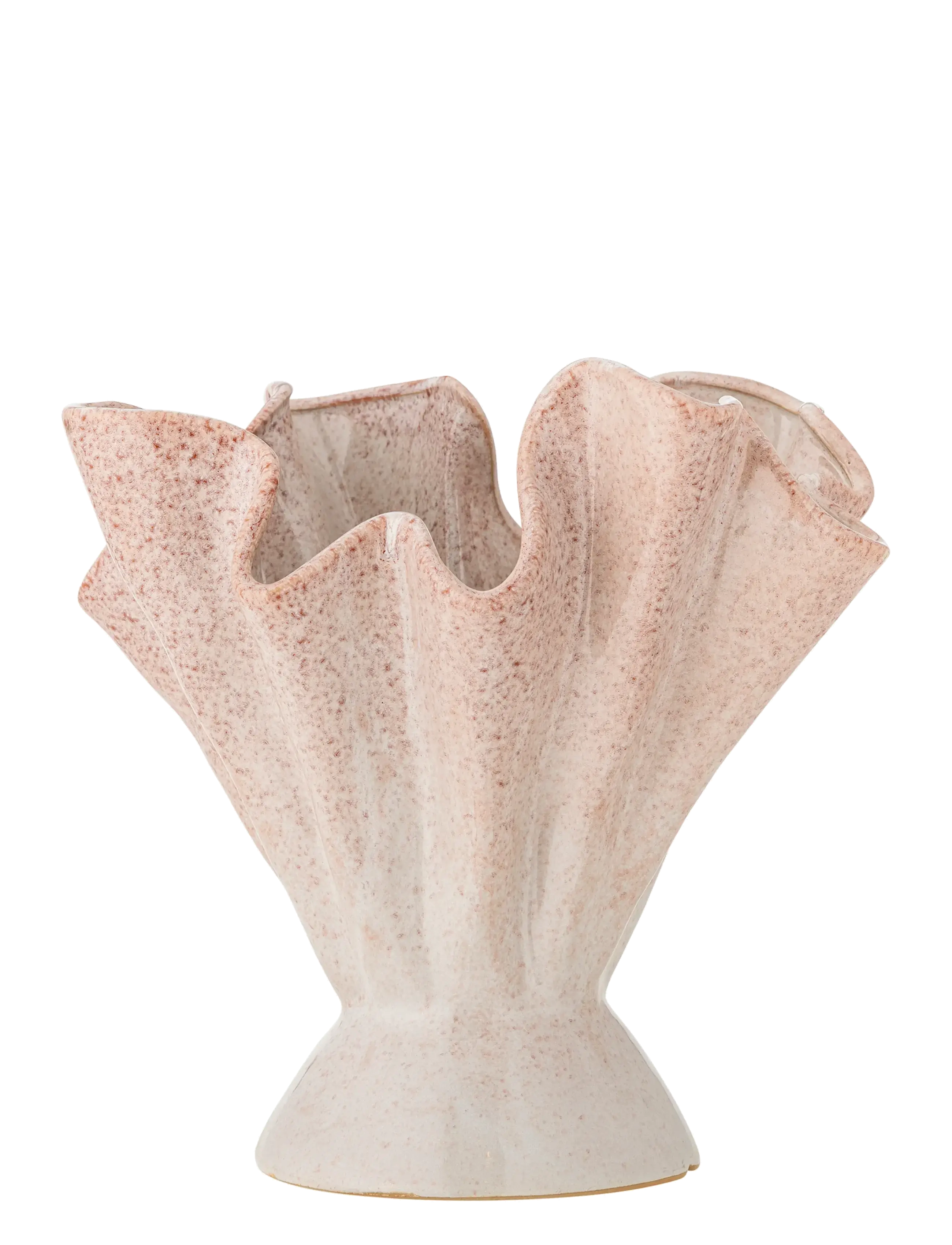 Bloomingville Plier Vase, Vase, Pink, Str: 29 CM