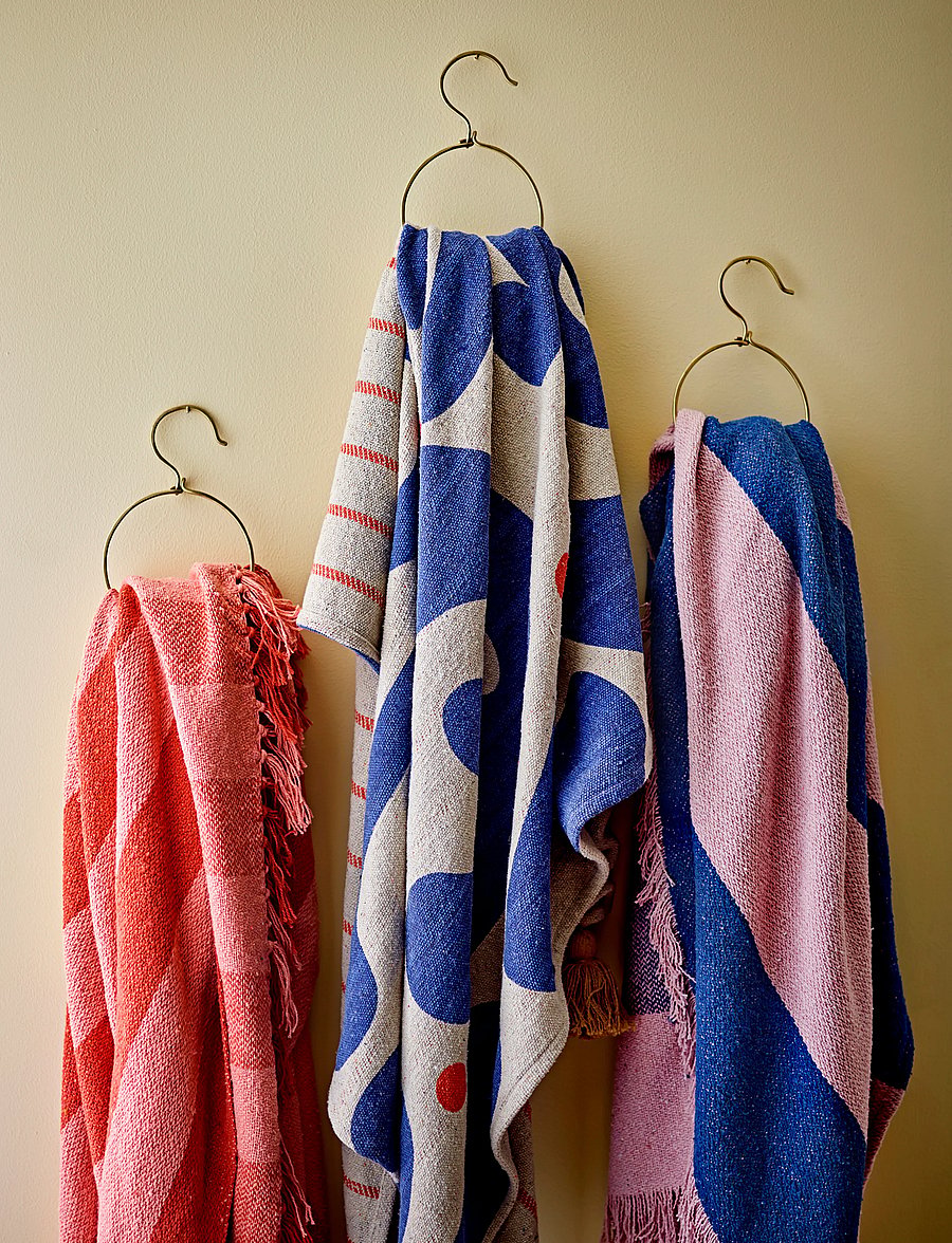 Bloomingville - Eviaya Throw - pleedid - multi-coloured - 3