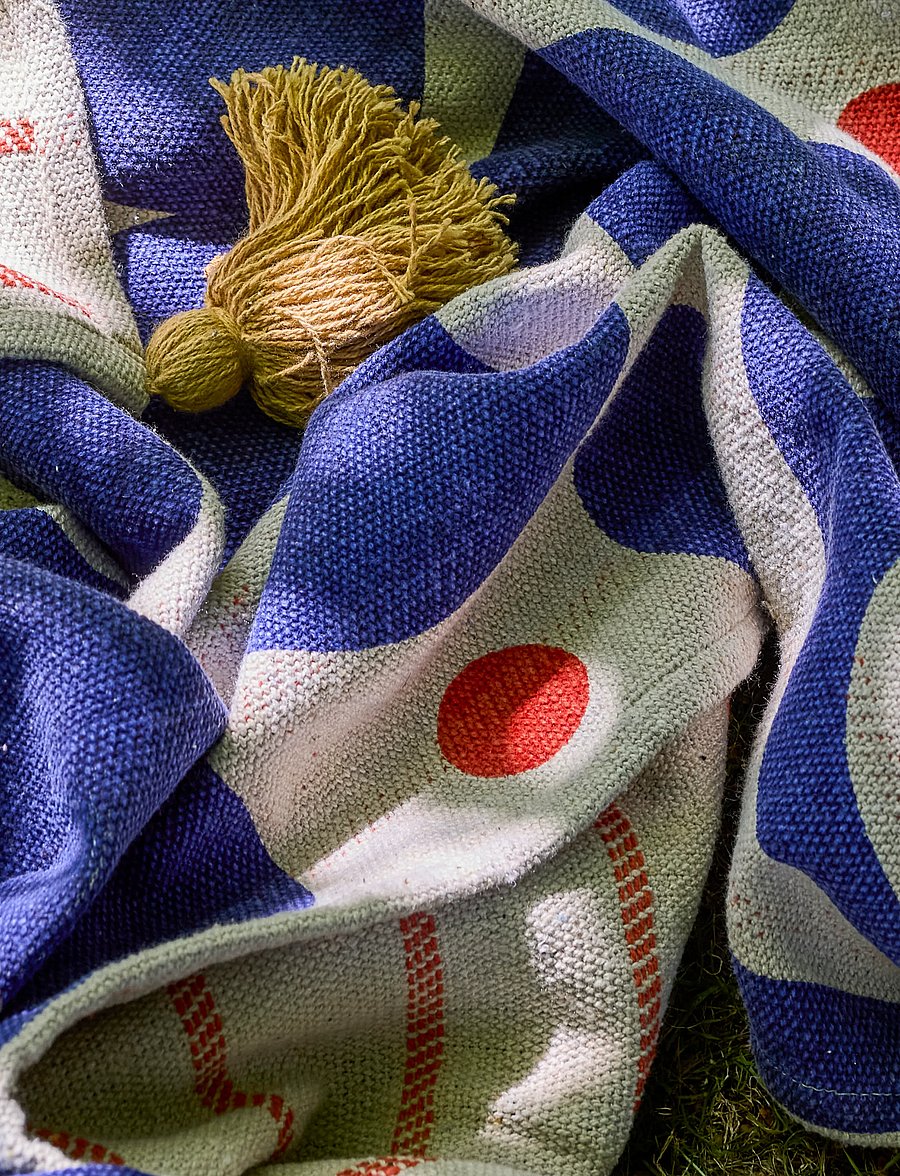 Bloomingville - Eviaya Throw - pleedid - multi-coloured - 4