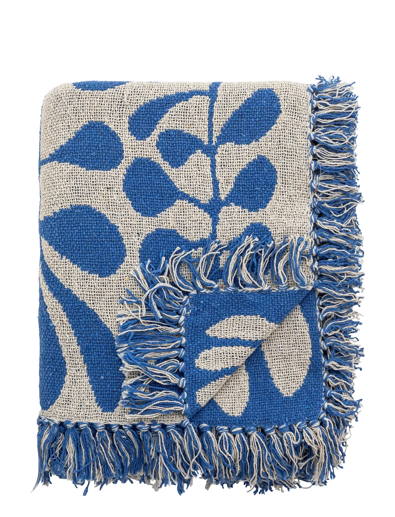 Bloomingville Nevine Throw - Apklotai ir užtiesalai - BLUE / blue