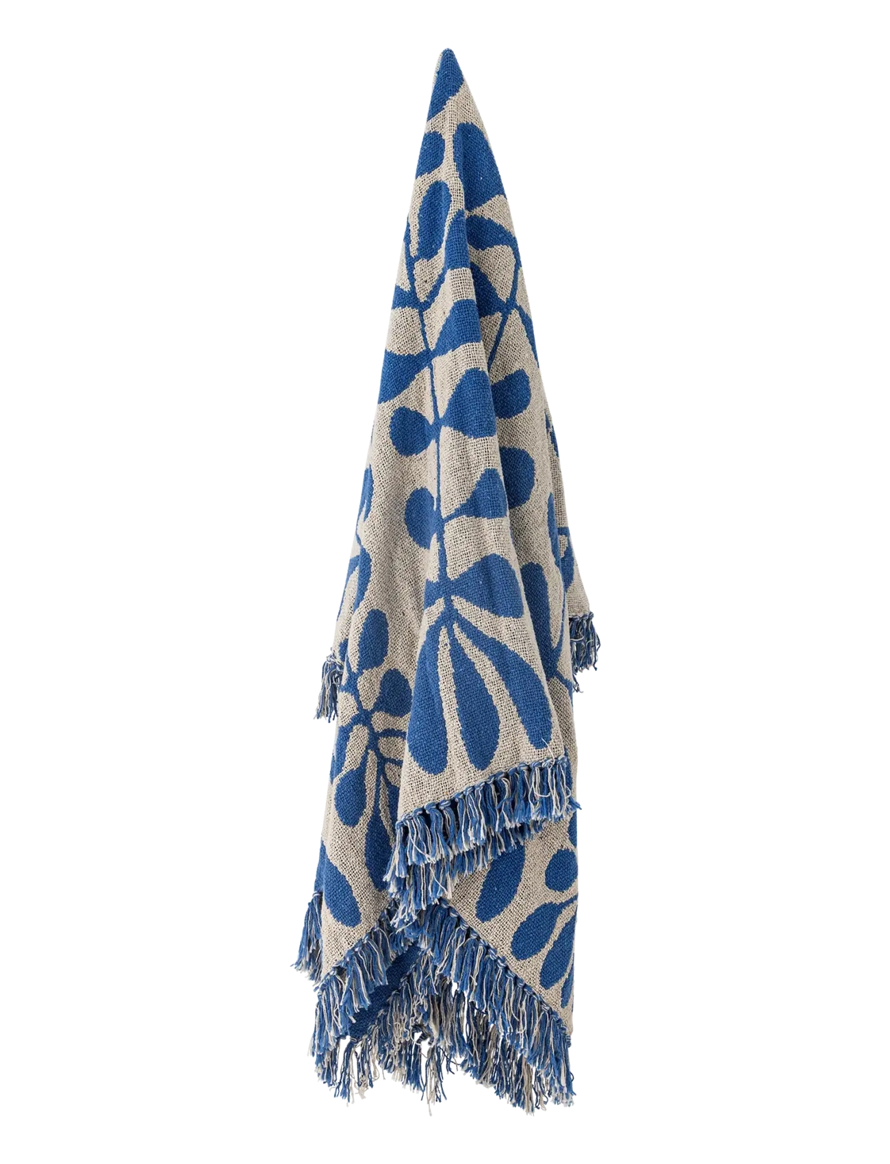 Bloomingville - Nevine Throw - pleedid - blue - 2