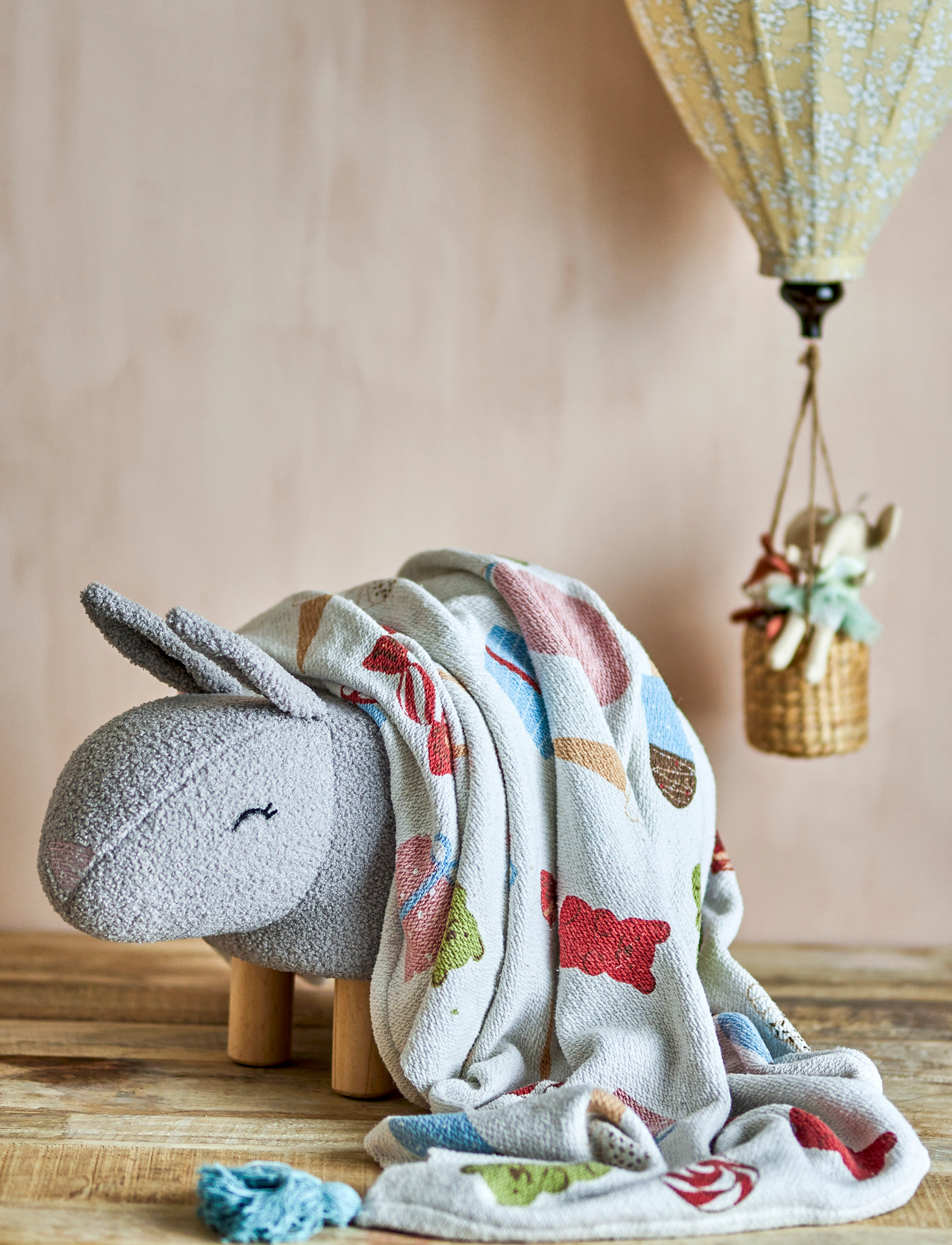 Bloomingville Sweets Throw, 160X130 cm, White, Babysøvn > Babytæpper, Børn