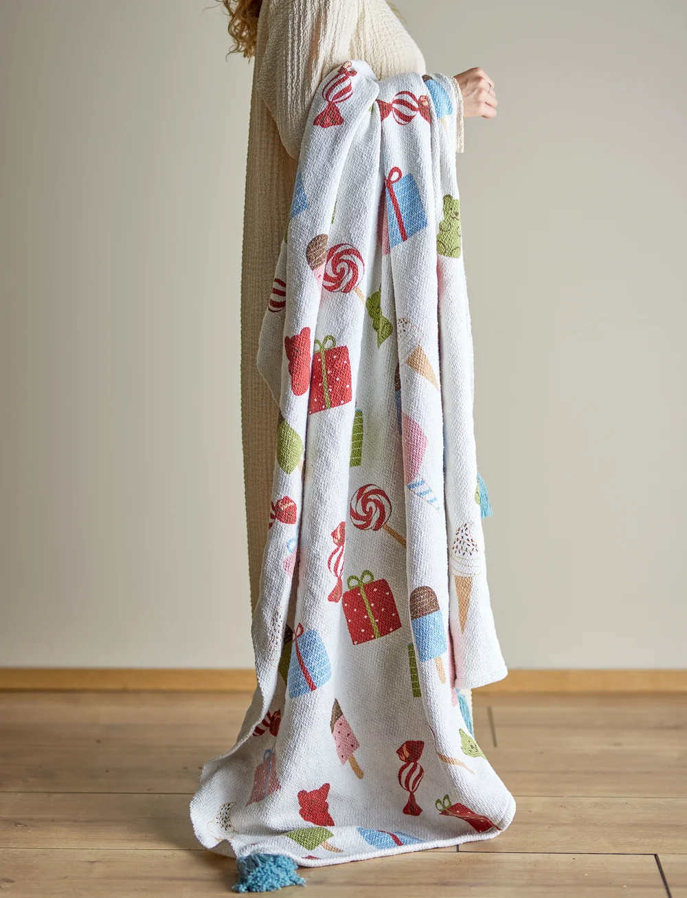 Bloomingville - Sweets Throw - dekens - nature - 5