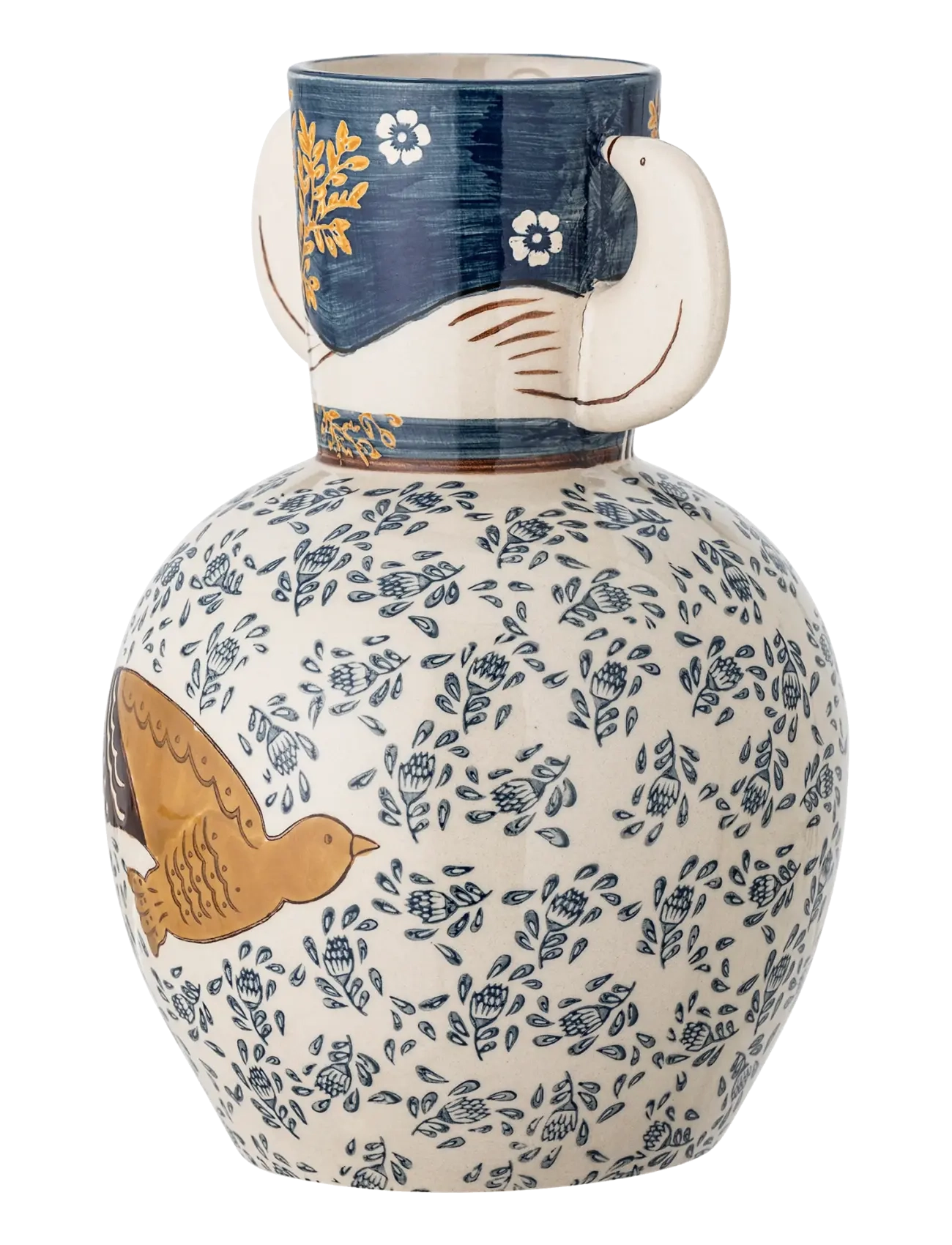 Bloomingville - Hezha Vase - vasen - blue - 2