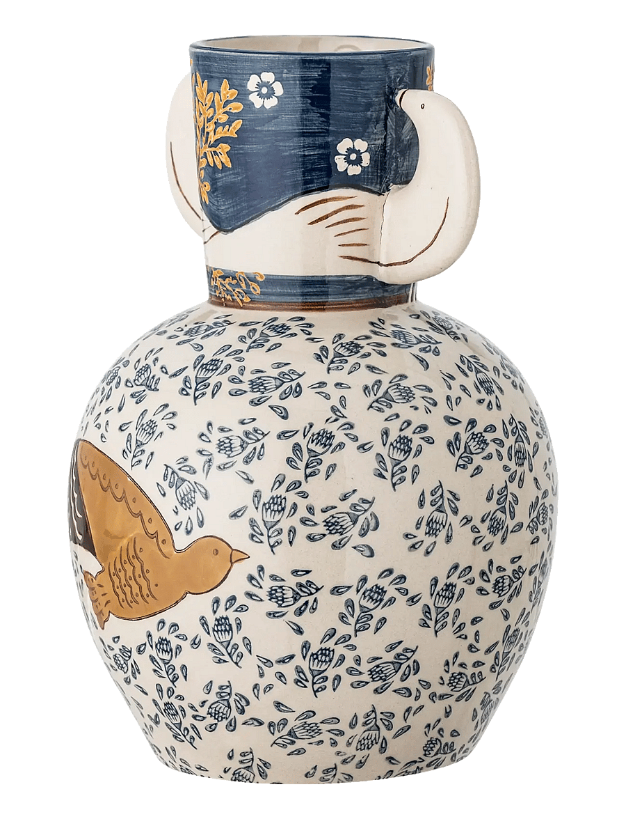 Bloomingville - Hezha Vase - vasen - blue - 2
