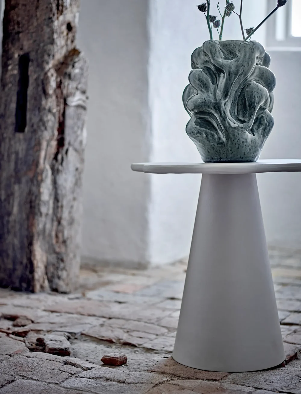 Bloomingville - Vuelle Vase - vasen - grey - 3