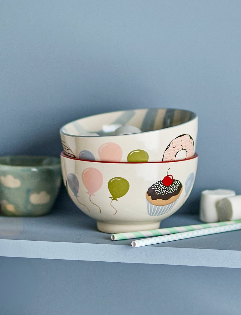 Bloomingville - Darby Bowl - schüsseln - red - 0