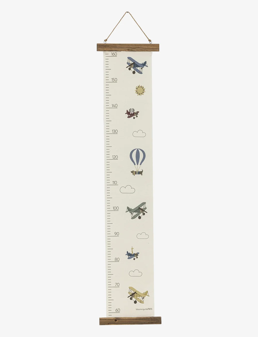 Bloomingville - Plane Measure Board - wand-deko - blue - 1