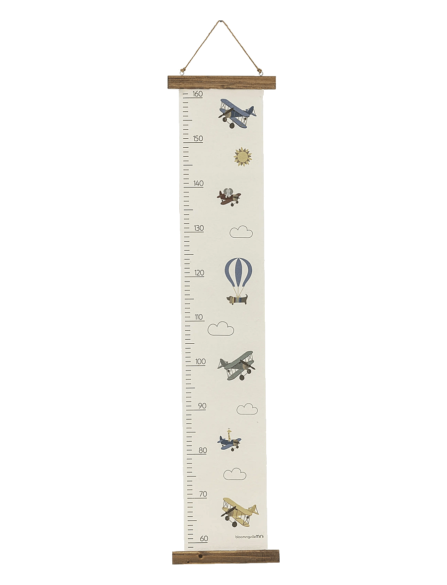 Bloomingville - Plane Measure Board - seinakaunistused - blue - 1