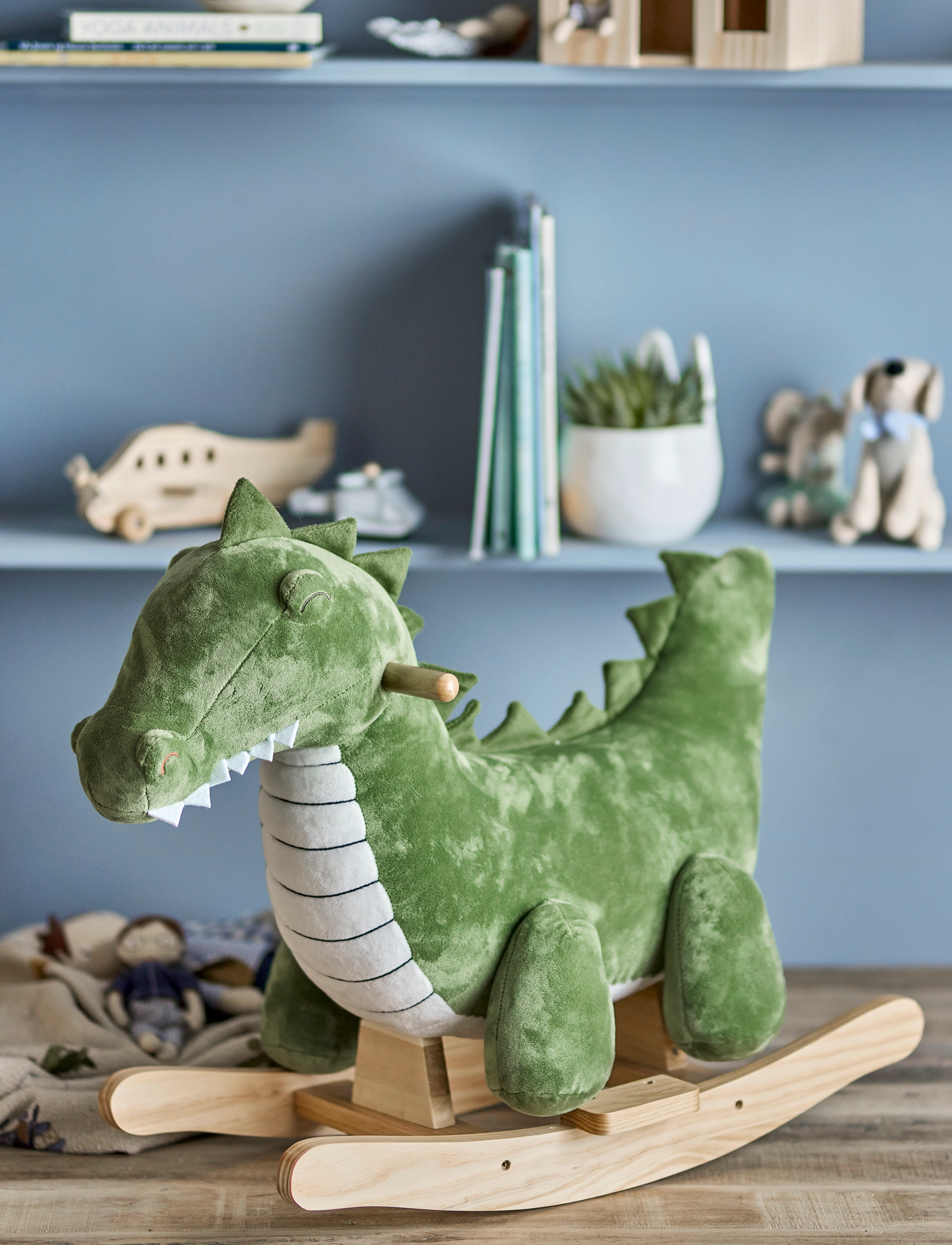 Bloomingville - Arnie Rocking Toy - geschenkideen - green - 4