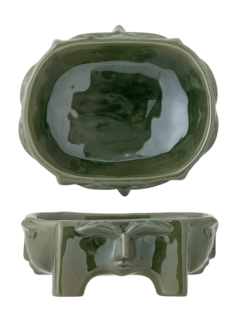 Bloomingville - Amilia Bowl - dekoschalen - green - 1