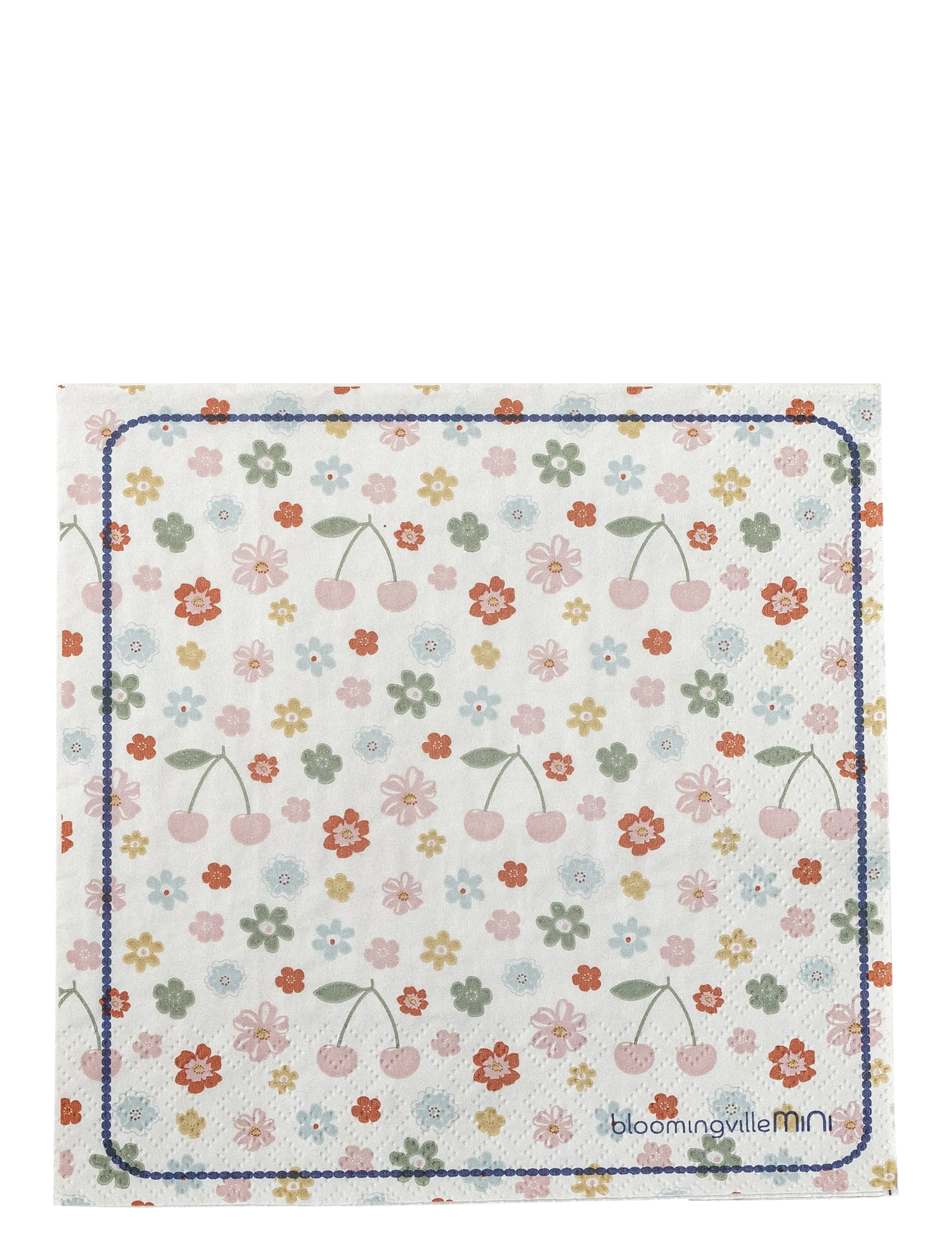 BLOOMINGVILLE Cherry Serviette Cream - 33X33CM - Kinder