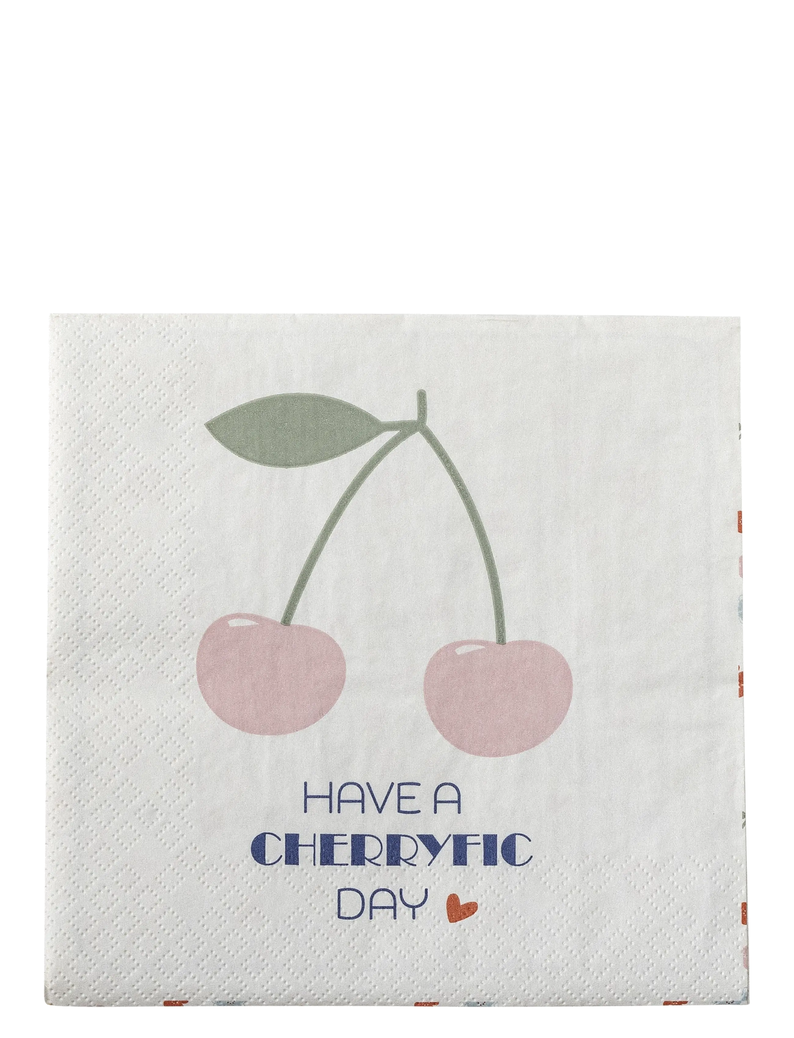 Bloomingville - Cherry Napkin - de laveste prisene - rose - 1
