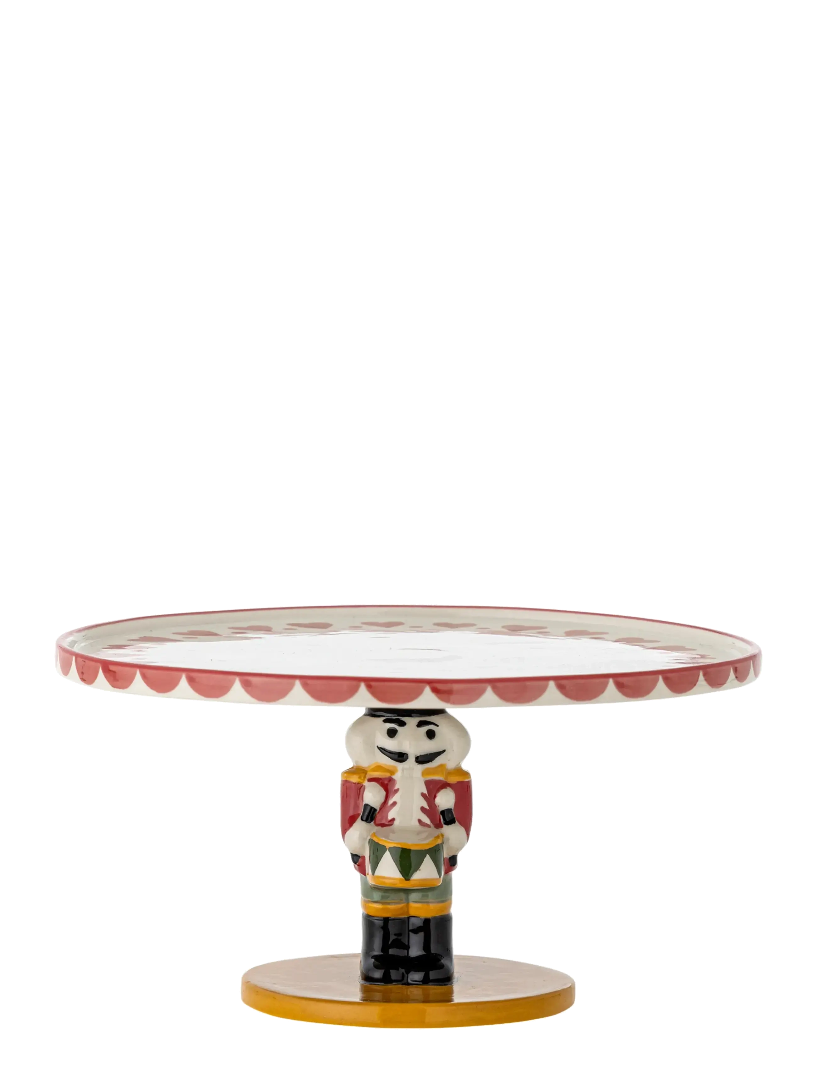 Bloomingville Jolly Cake Tray - Servierplatten - RED / red