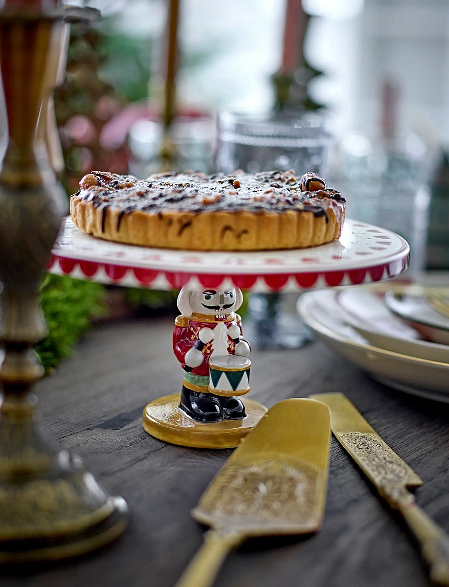 Bloomingville - Jolly Cake Tray - weihnachts-tischgedecke - red - 4