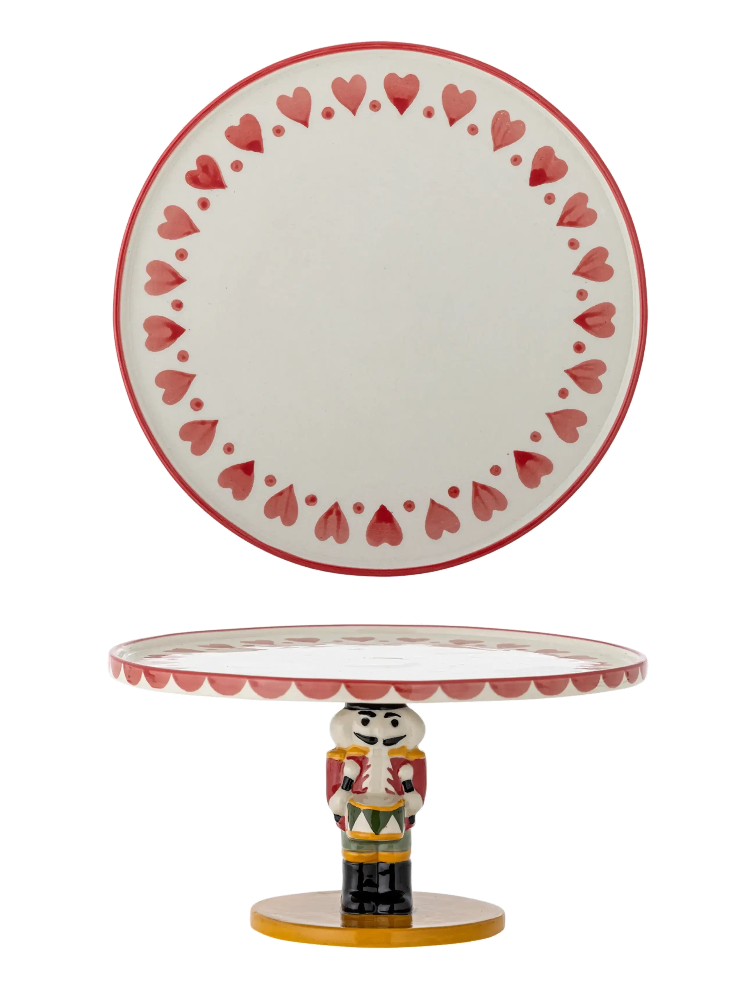 Bloomingville - Jolly Cake Tray - weihnachts-tischgedecke - red - 3