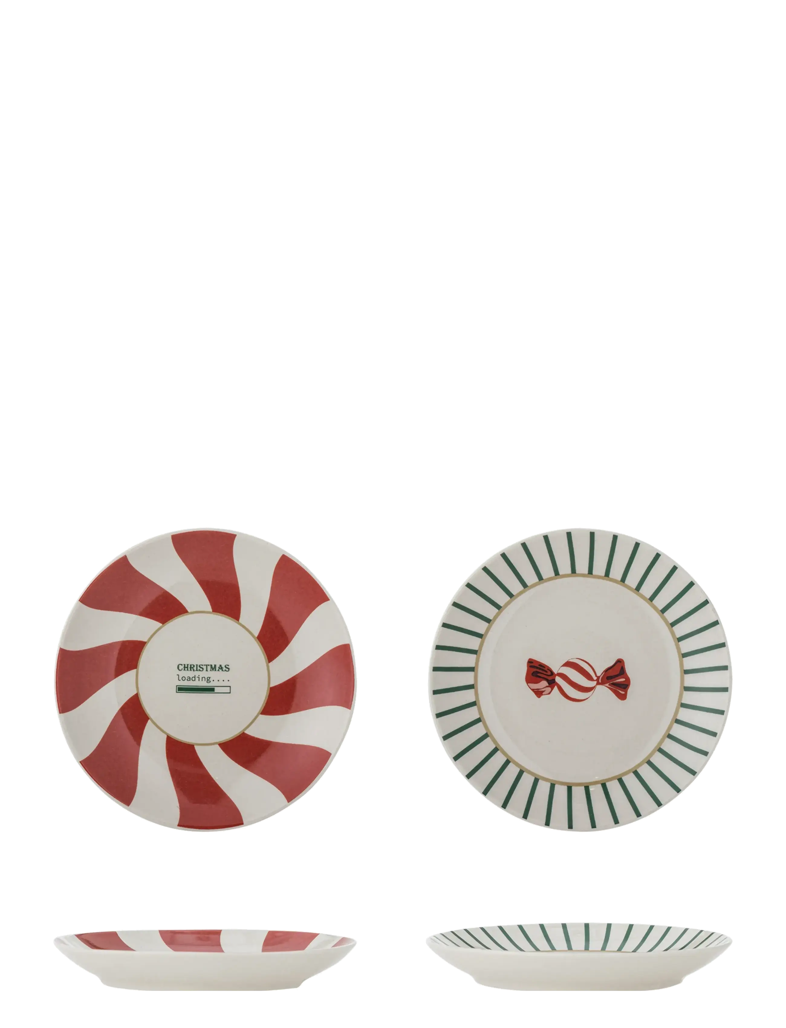 Bloomingville Yule Plate - Kleine borden - NATURAL / multi