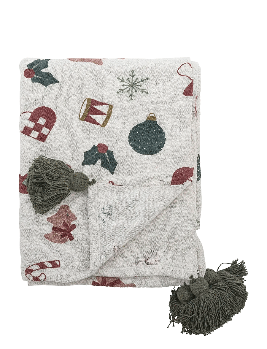 Bloomingville - Yule Throw - decken - natural - 1