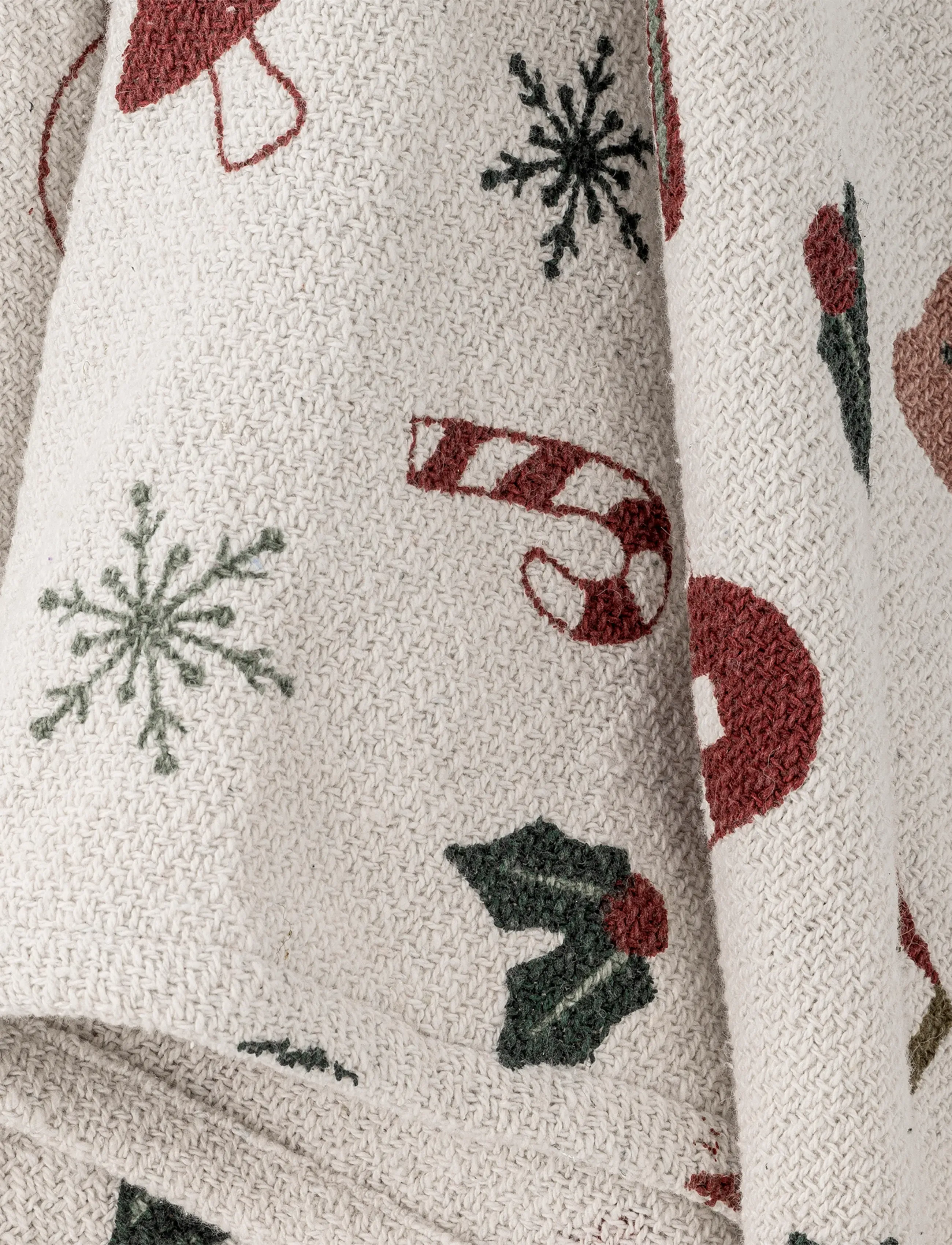 Bloomingville - Yule Throw - blankets - natural - 2