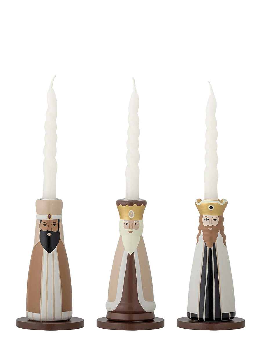 Bloomingville - Betiel Candle Holder - weihnachtsdekoration - natural - 2