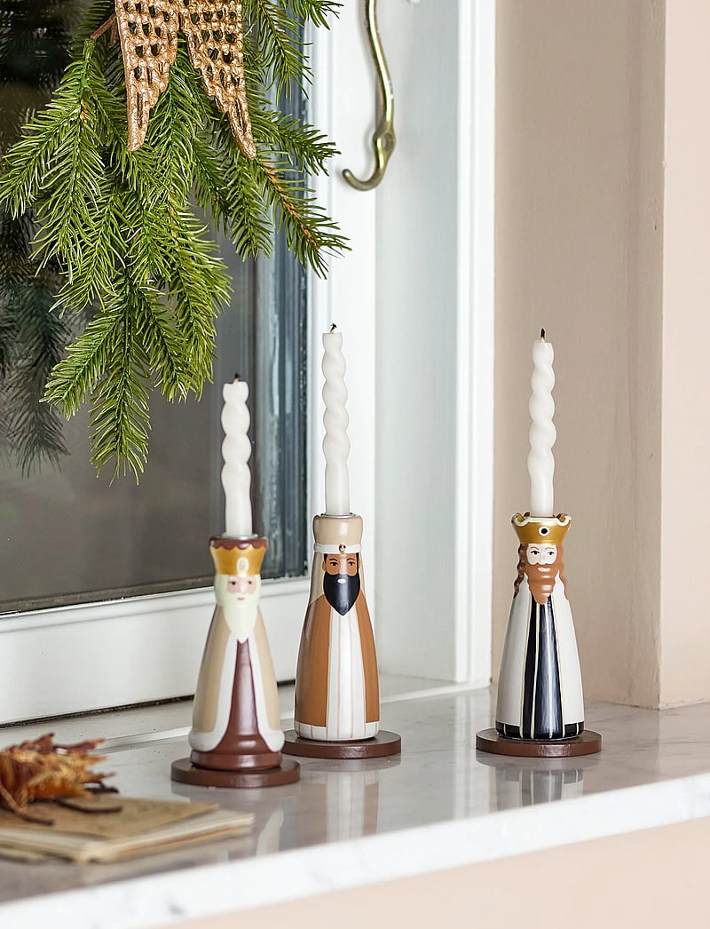 Bloomingville - Betiel Candle Holder - die niedrigsten preise - natural - 3