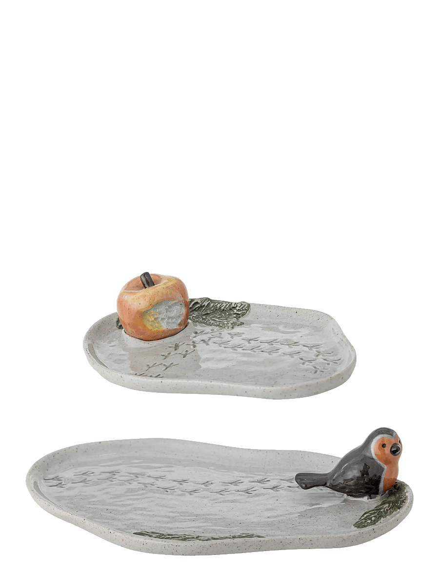 Bloomingville - Bleak Serving Tray - dekoschalen - grey - 1