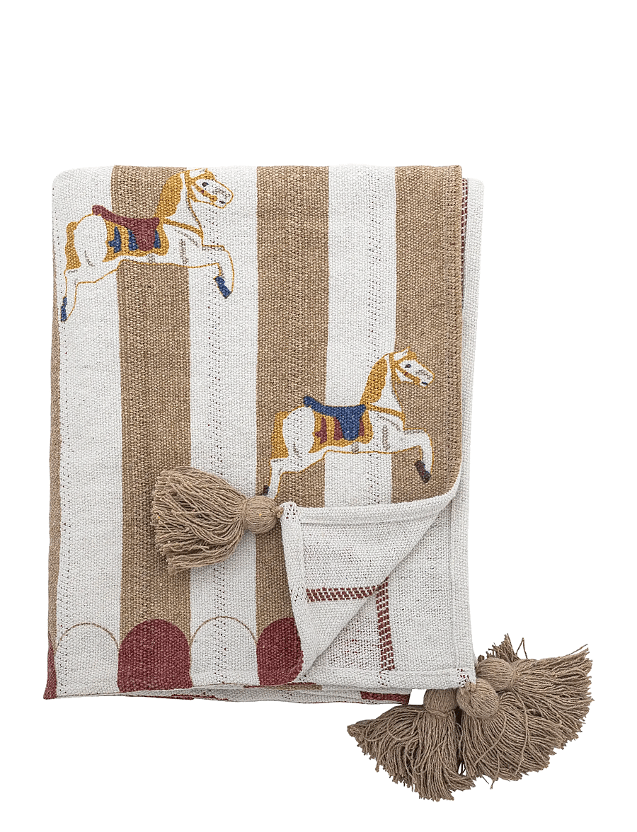 Bloomingville - Merry-go-round Throw - jõulutekstiilid - natural - 1