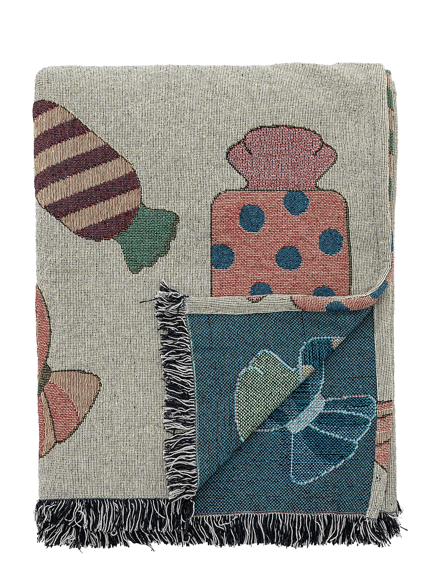Bloomingville - Caramella Throw - tekid - natural - 1