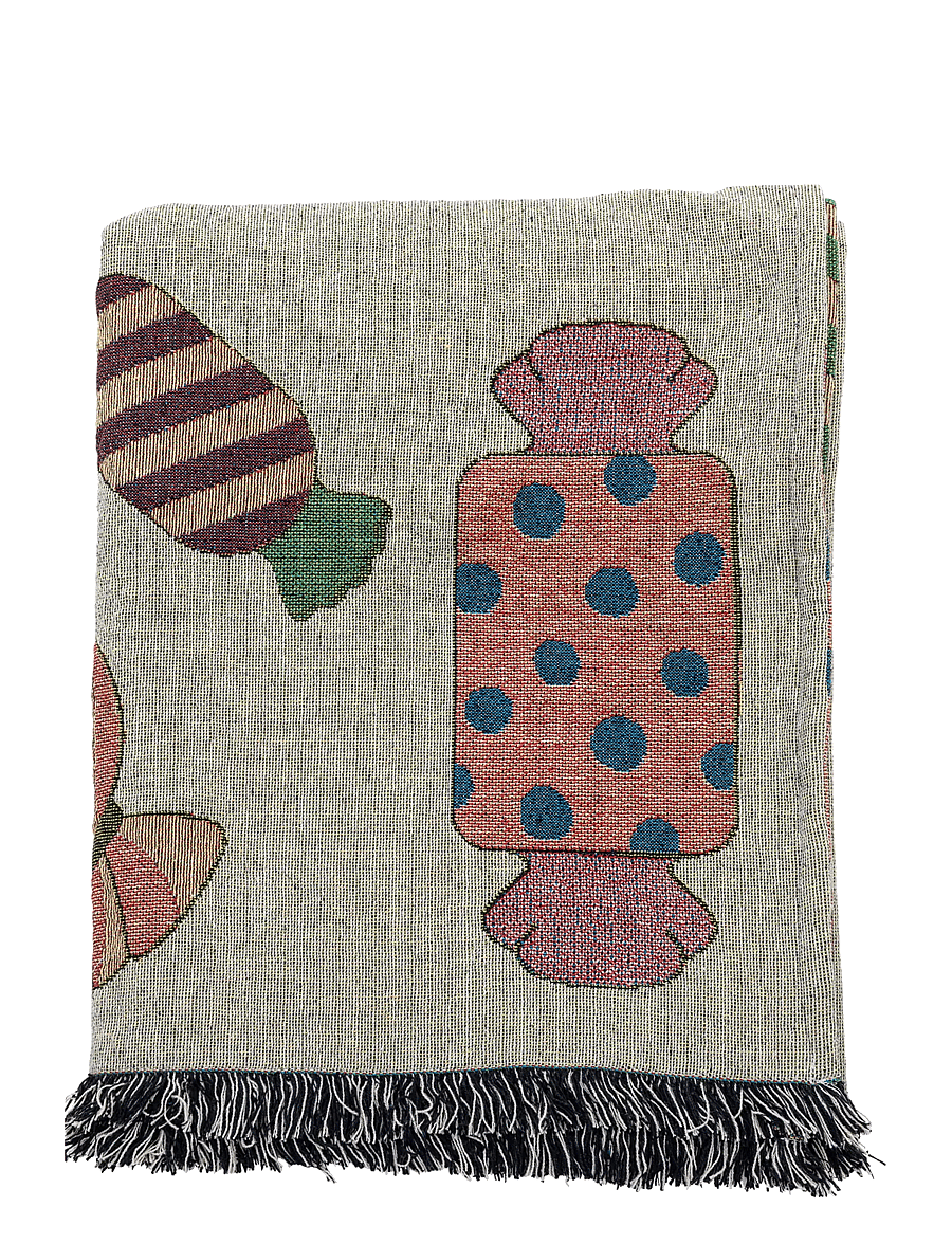 Bloomingville - Caramella Throw - tekid - natural - 2
