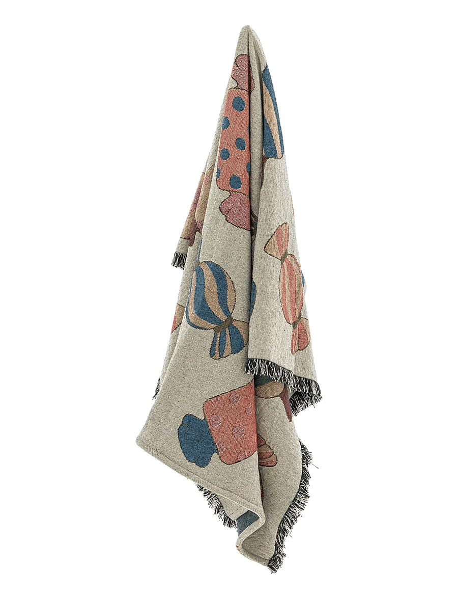 Bloomingville - Caramella Throw - tekid - natural - 3