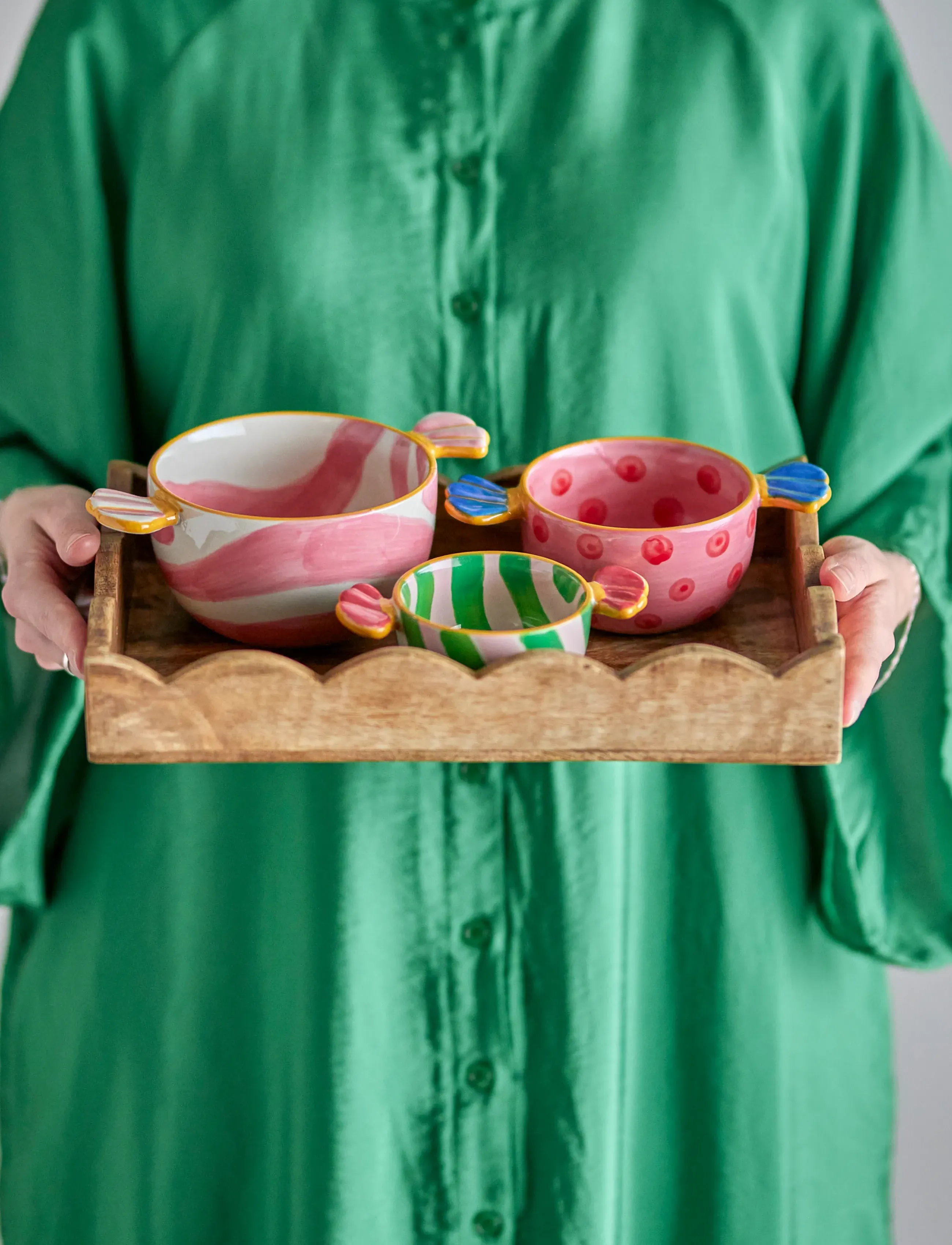 Bloomingville - Caramella Bowl - pink - 0