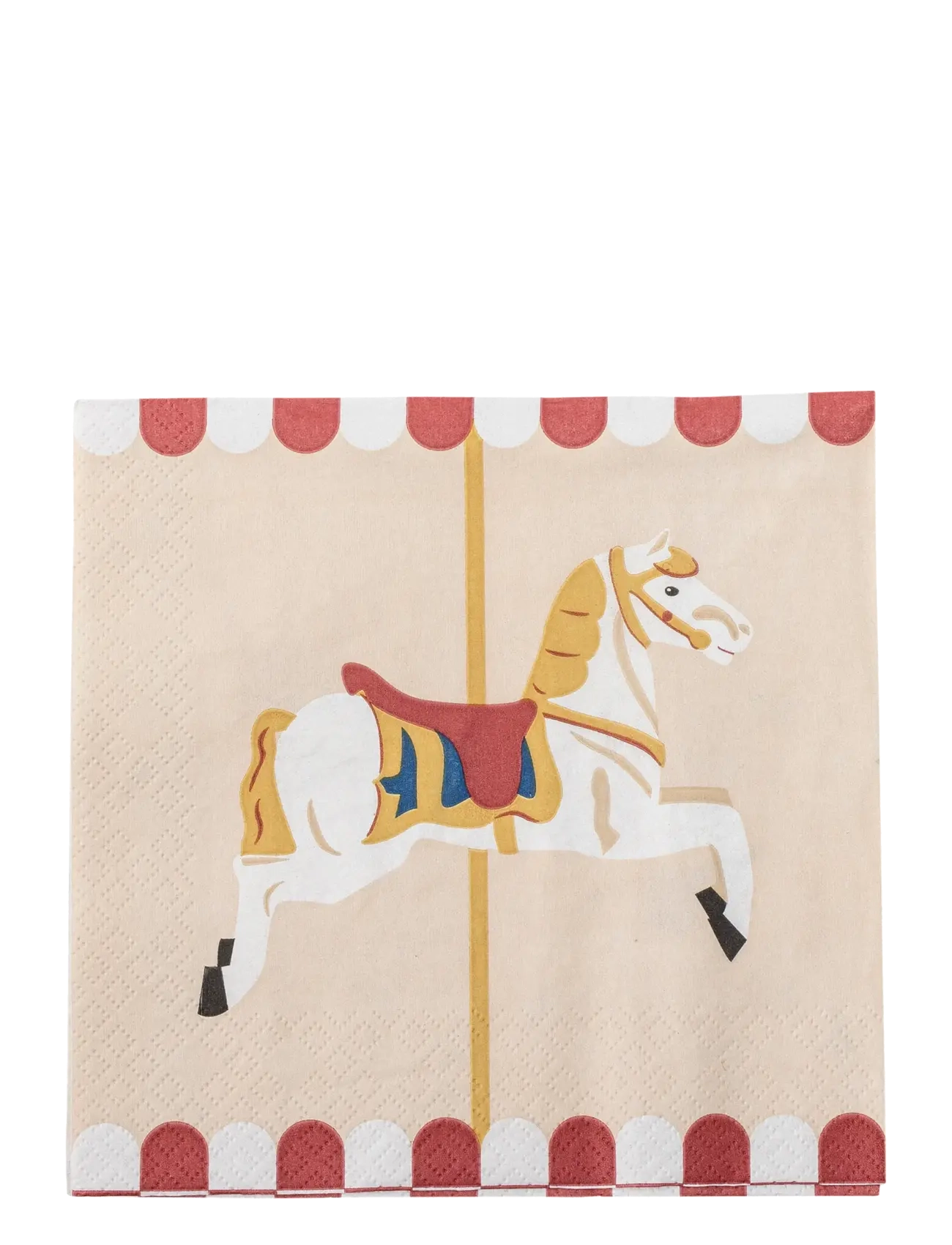 Bloomingville - Merry-go-round Napkin - papierservietten - natural - 2