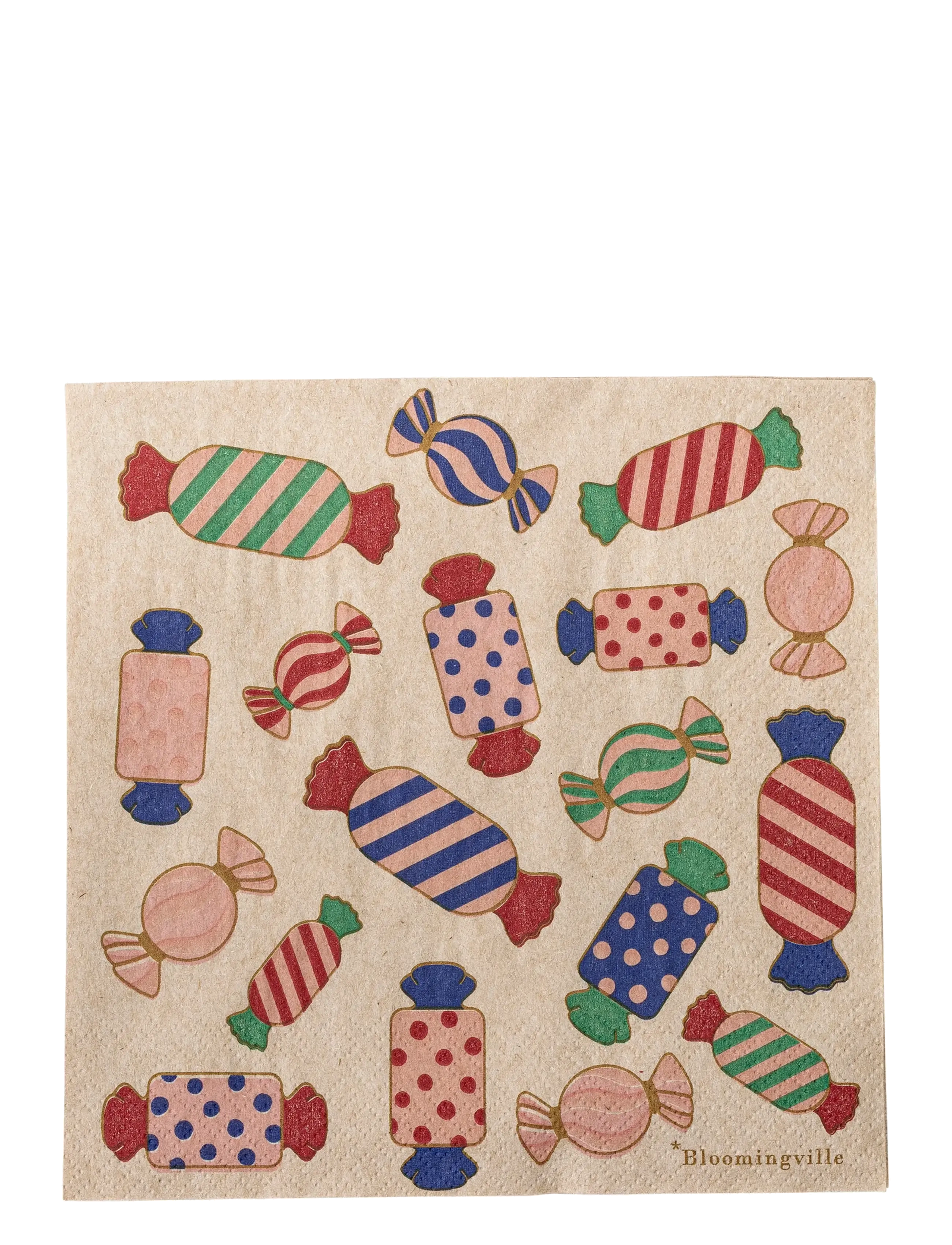 Bloomingville Caramella Napkin - Servetter - PINK / pink/rose