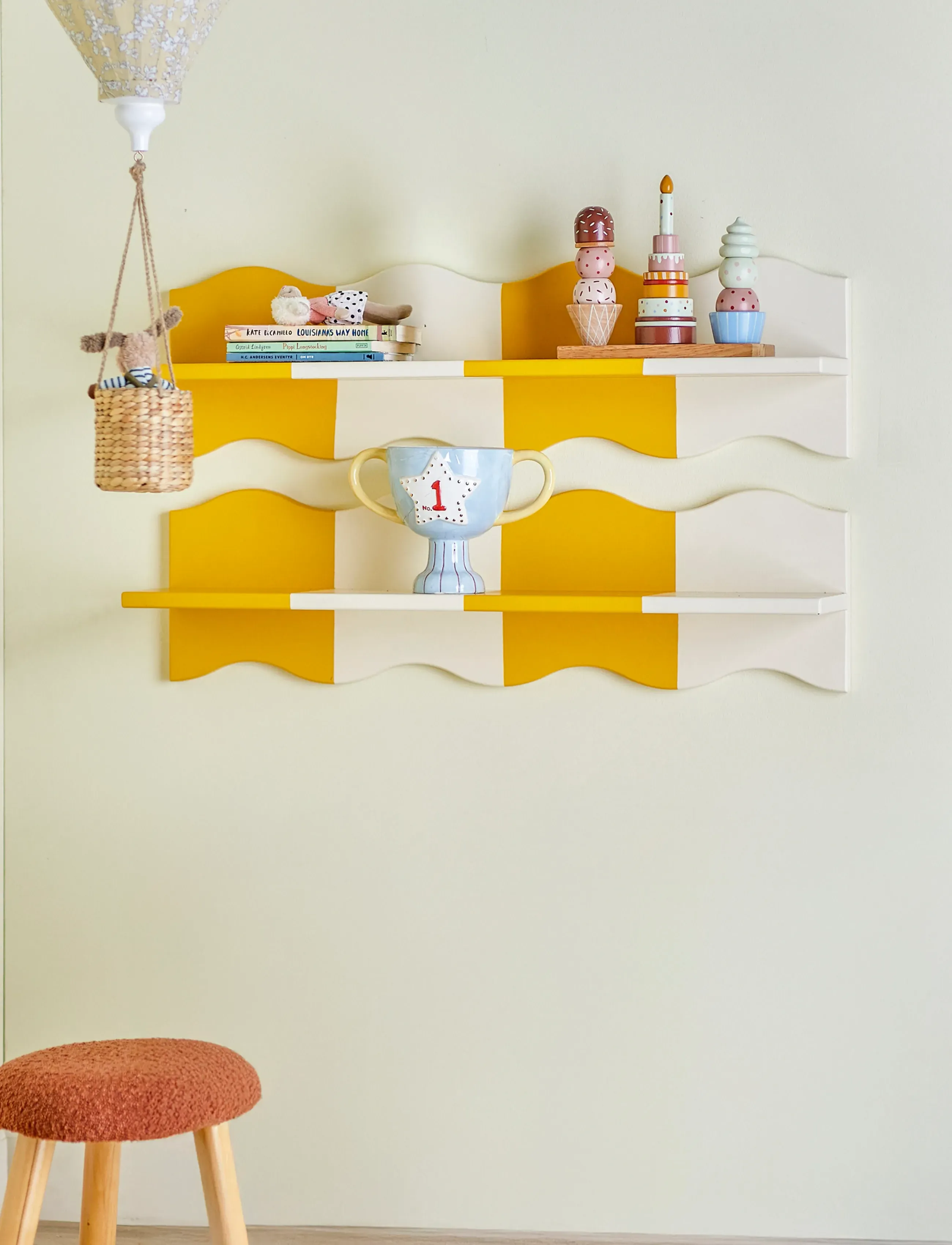 Bloomingville - Bubbi Shelf - möbler - yellow - 2