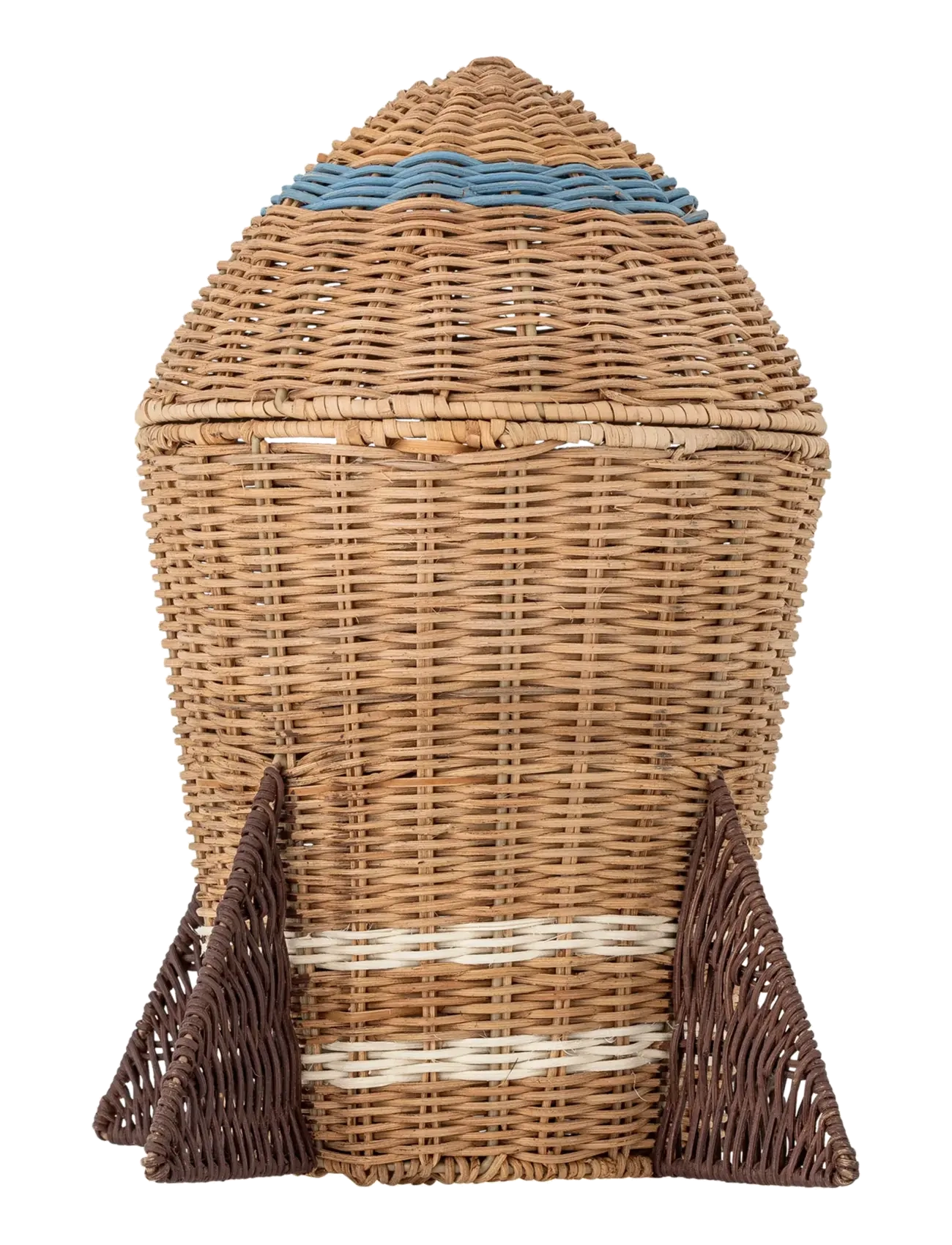 Bloomingville - Space Basket w/Lid - förvaringskorgar - nature - 3