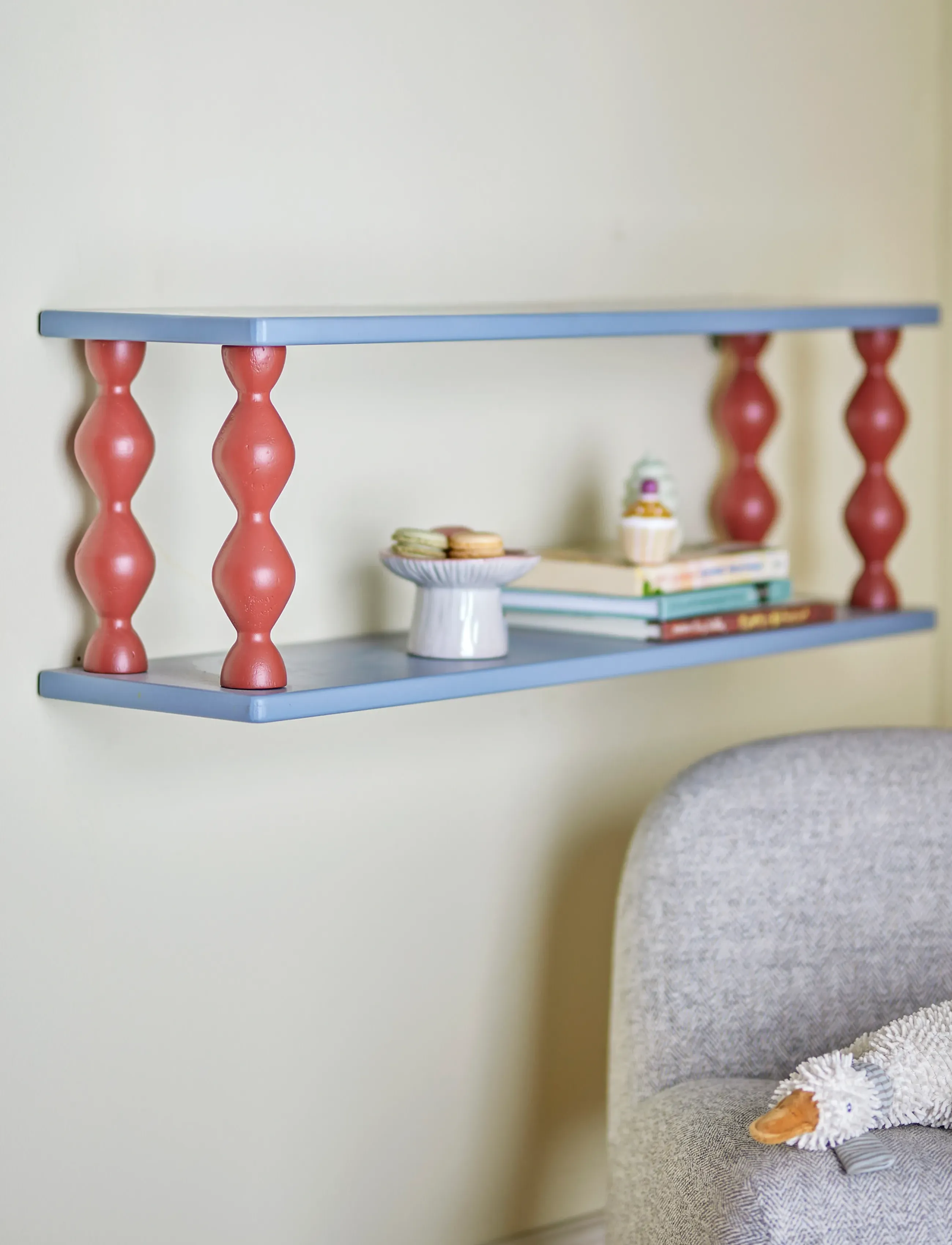 Bloomingville - Bibiola Shelf - mēbeles - blue - 4