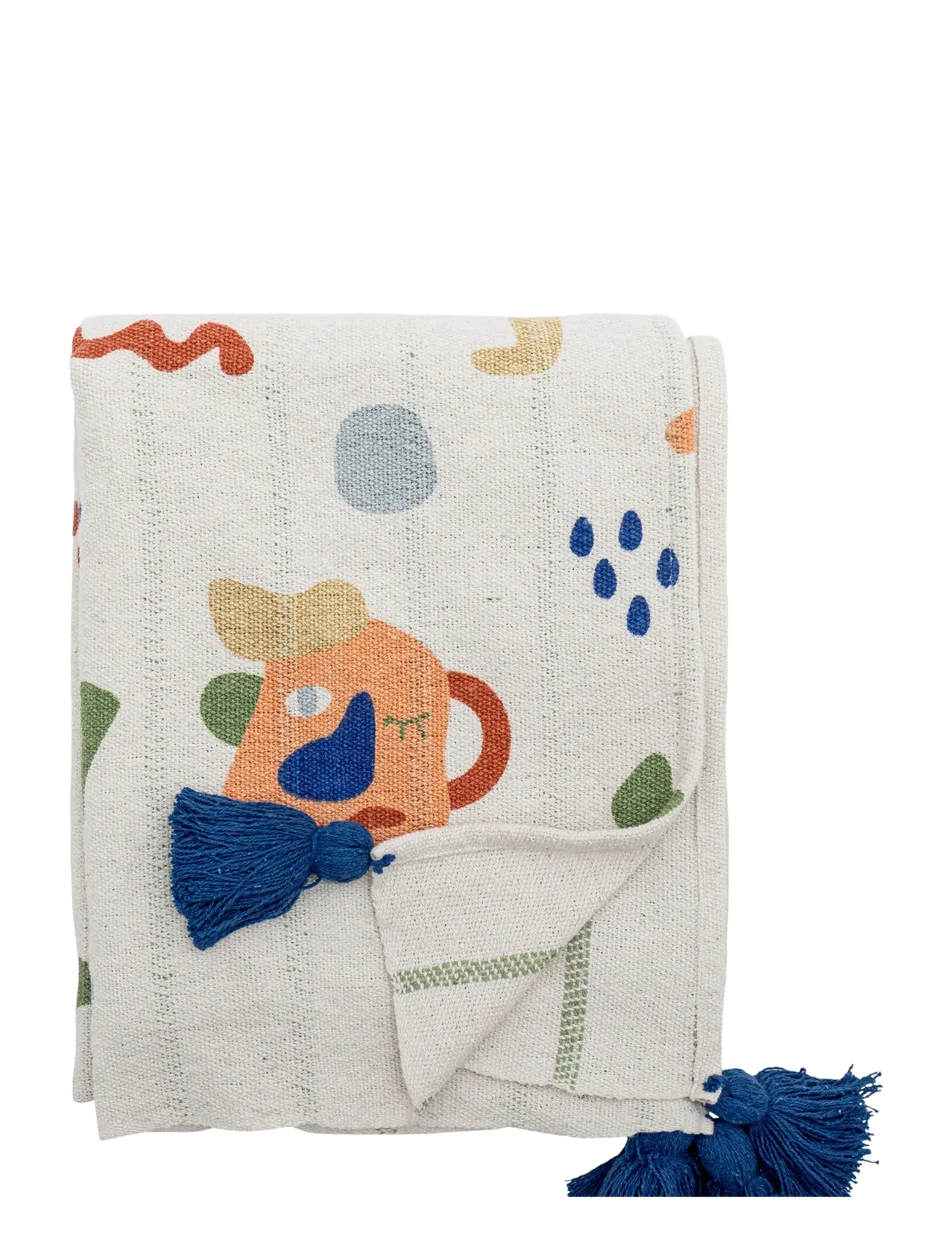 Bloomingville Sylvie Throw, Blankets & Quilts, Multi/mønstret, Str: 160X130CM