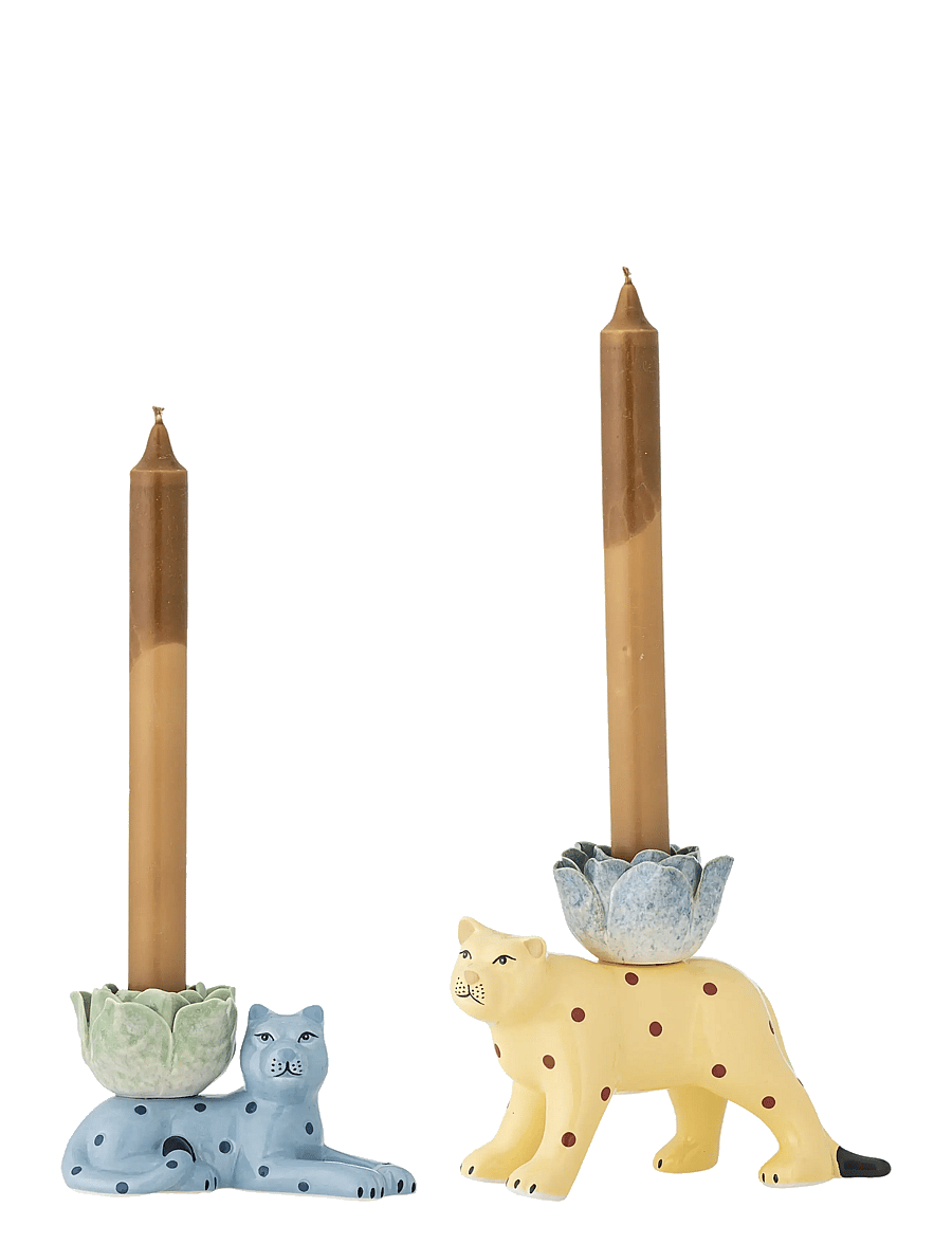 Bloomingville - Rory Candle Holder, Multi, Stoneware - nach preis einkaufen - multi-coloured - 2