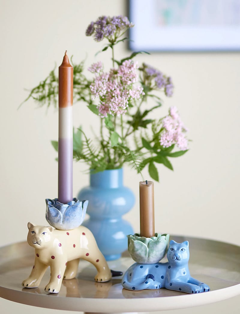 Bloomingville - Rory Candle Holder, Multi, Stoneware - nach preis einkaufen - multi-coloured - 0