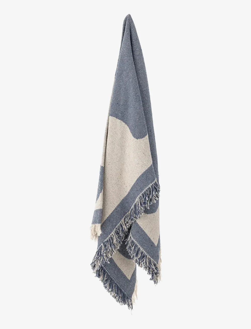 Bloomingville - Ethan Throw - decken - blue - 1