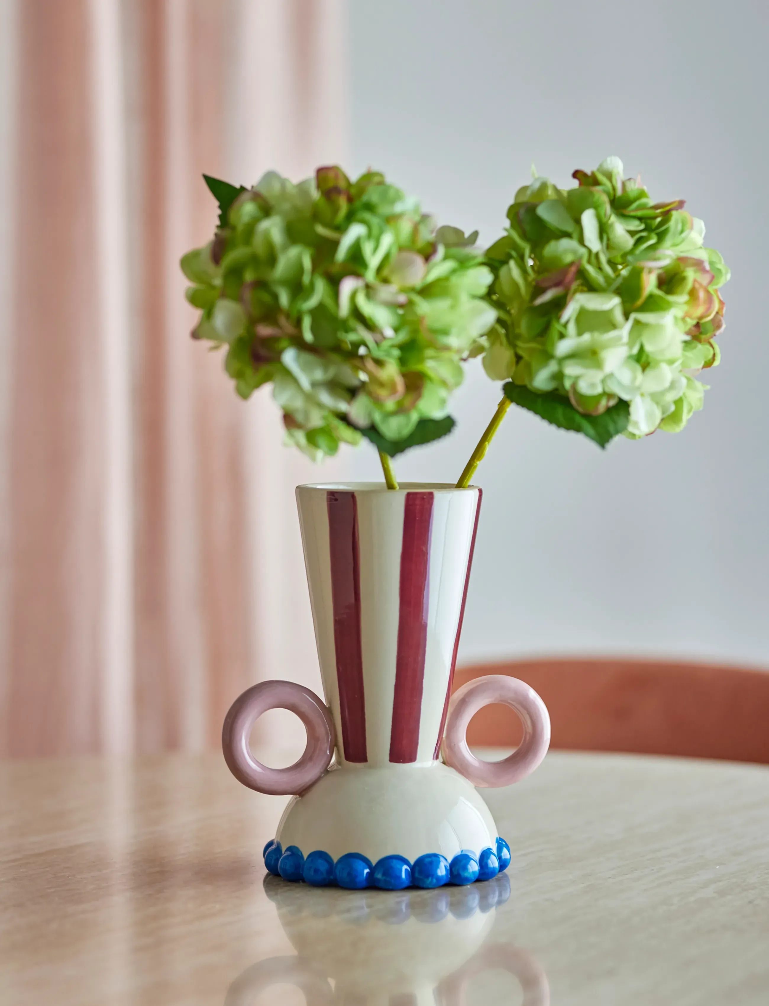 Bloomingville Hyldia Vase, H21 cm, Multi/patterned, Vases > Other Vases, Unisex