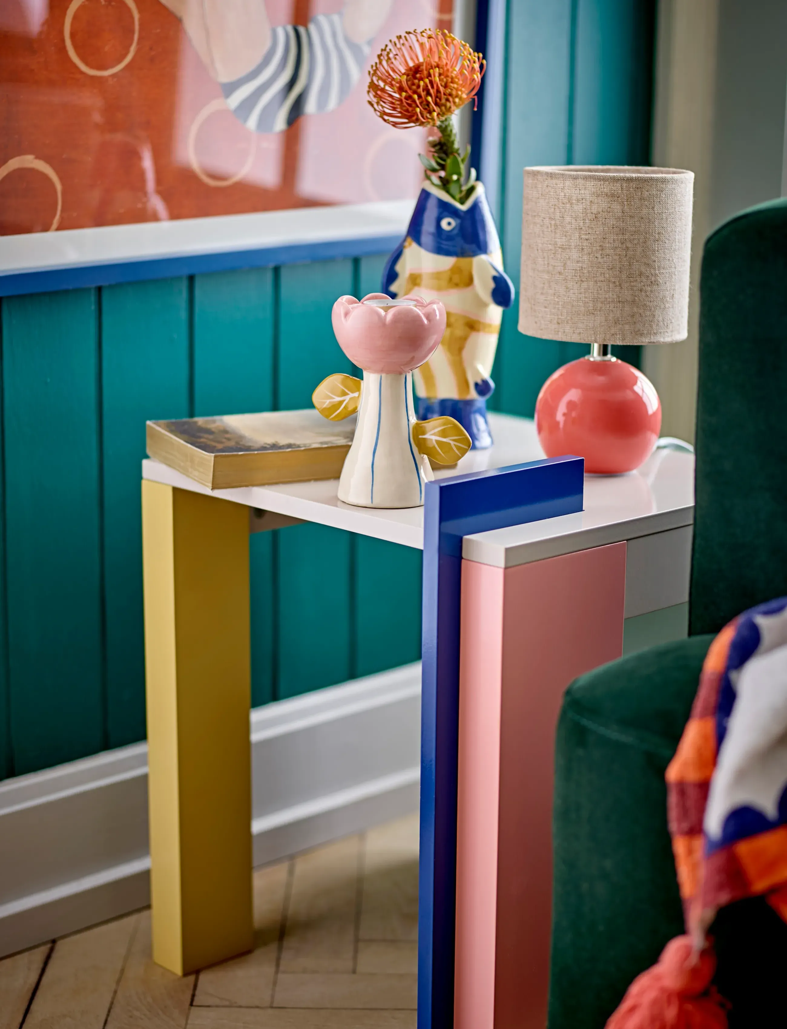 Bloomingville - Florita Candle holders - küünlajalad - multi-coloured - 3
