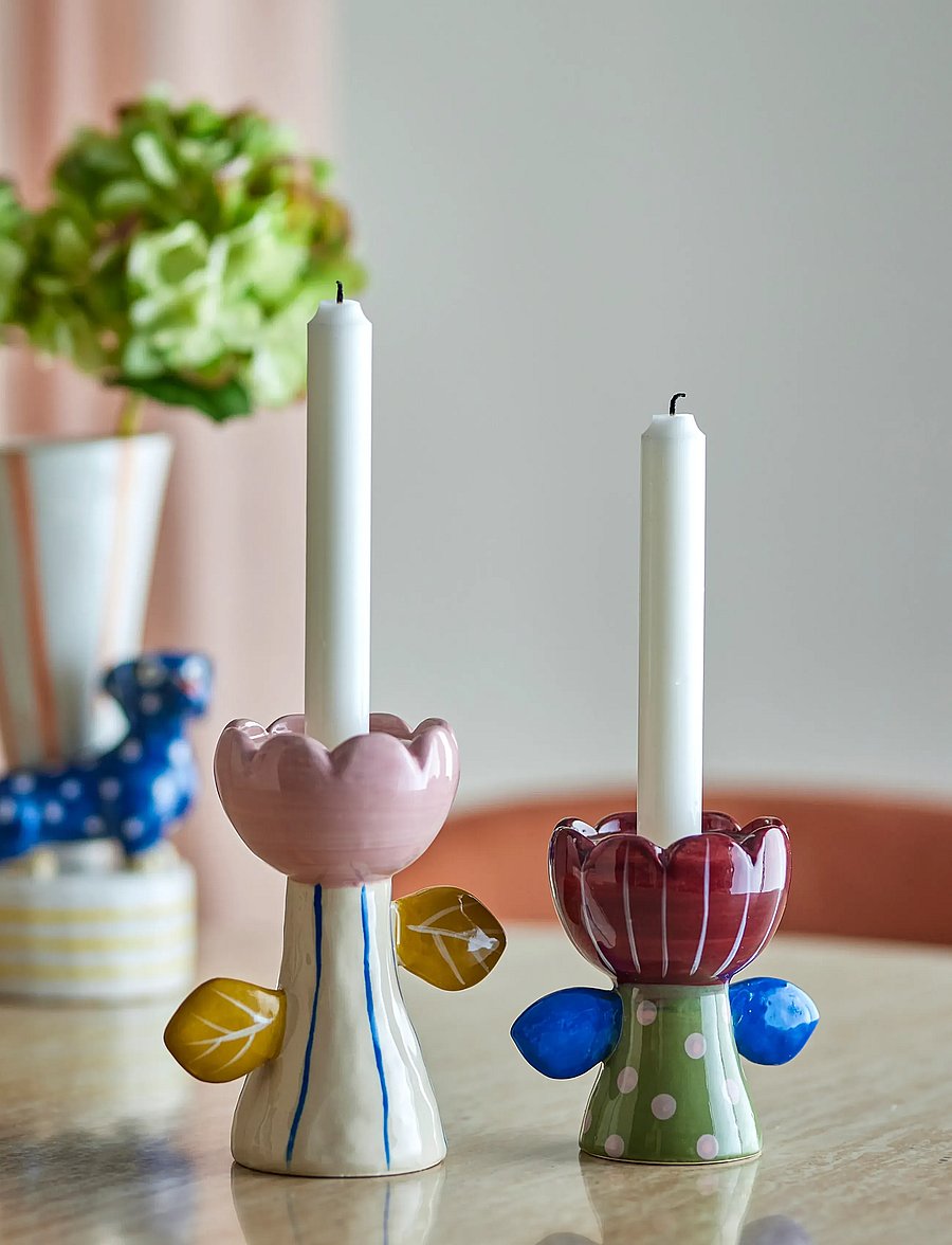Bloomingville - Florita Candle holders - küünlajalad - multi-coloured - 4